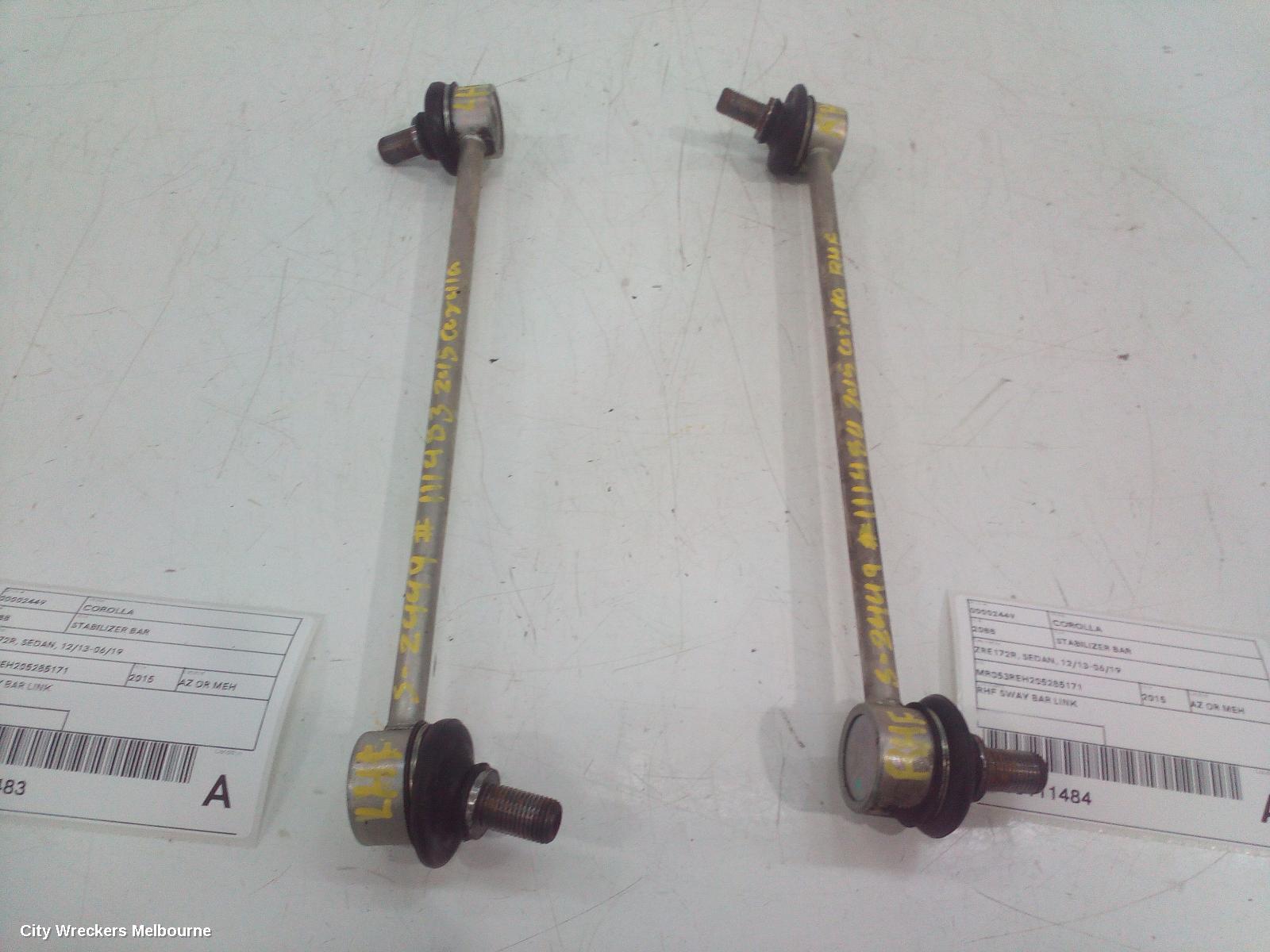 TOYOTA COROLLA STABILISER BAR, ZRE172R, SEDAN, 12/2013 - 06/2019 - Image 3
