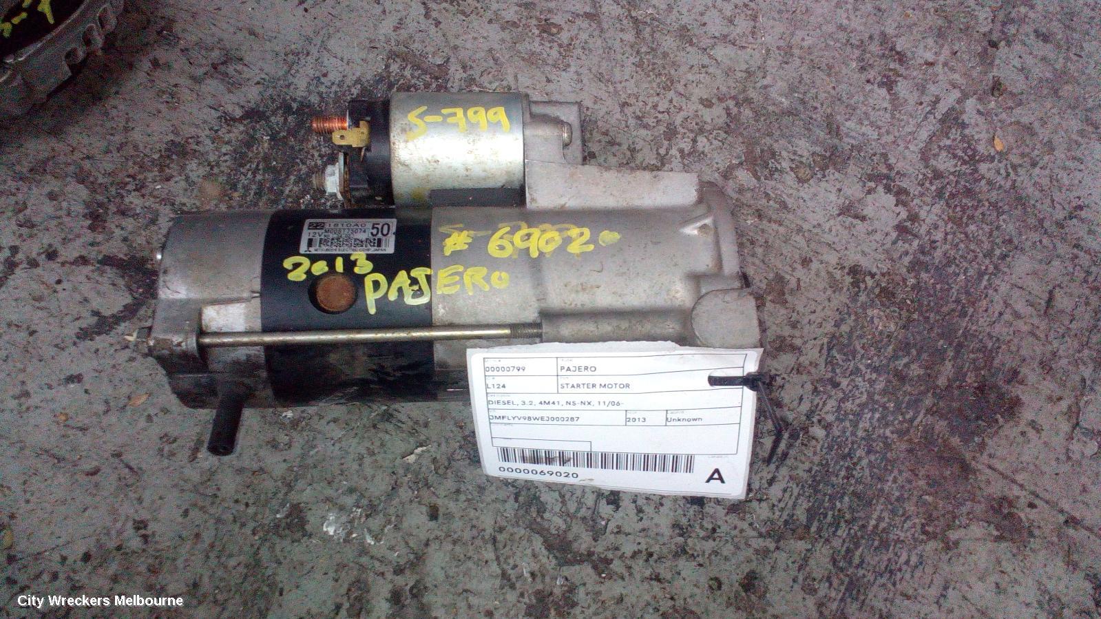 MITSUBISHI PAJERO STARTER, DIESEL, 3.2, 4M41, NS-NX, 11/2006 ONWARDS - Image 2