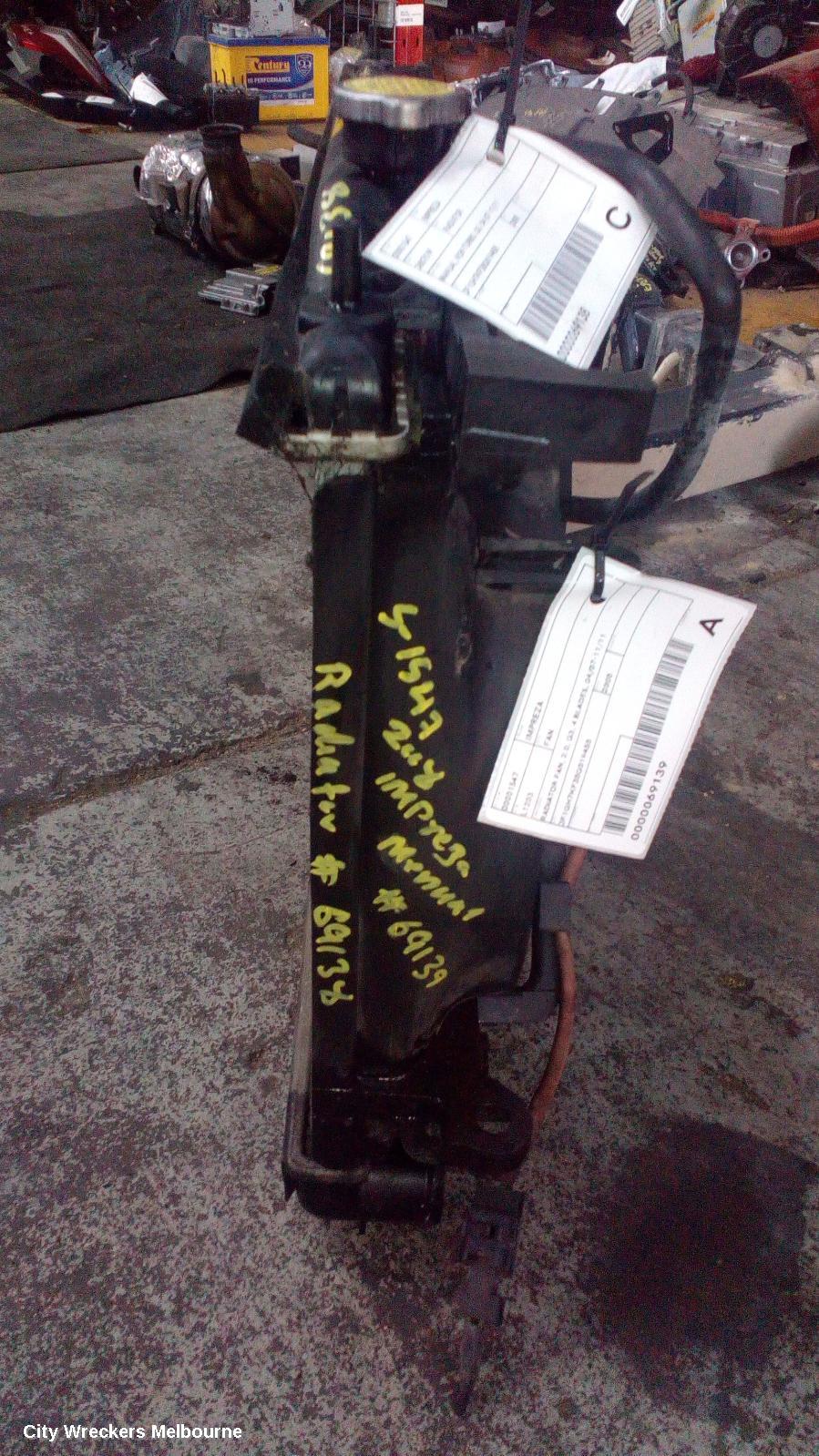 SUBARU IMPREZA FAN, RADIATOR FAN, 2.0, G3, 4 BLADES, 04/2007 - 11/2011 - Image 2