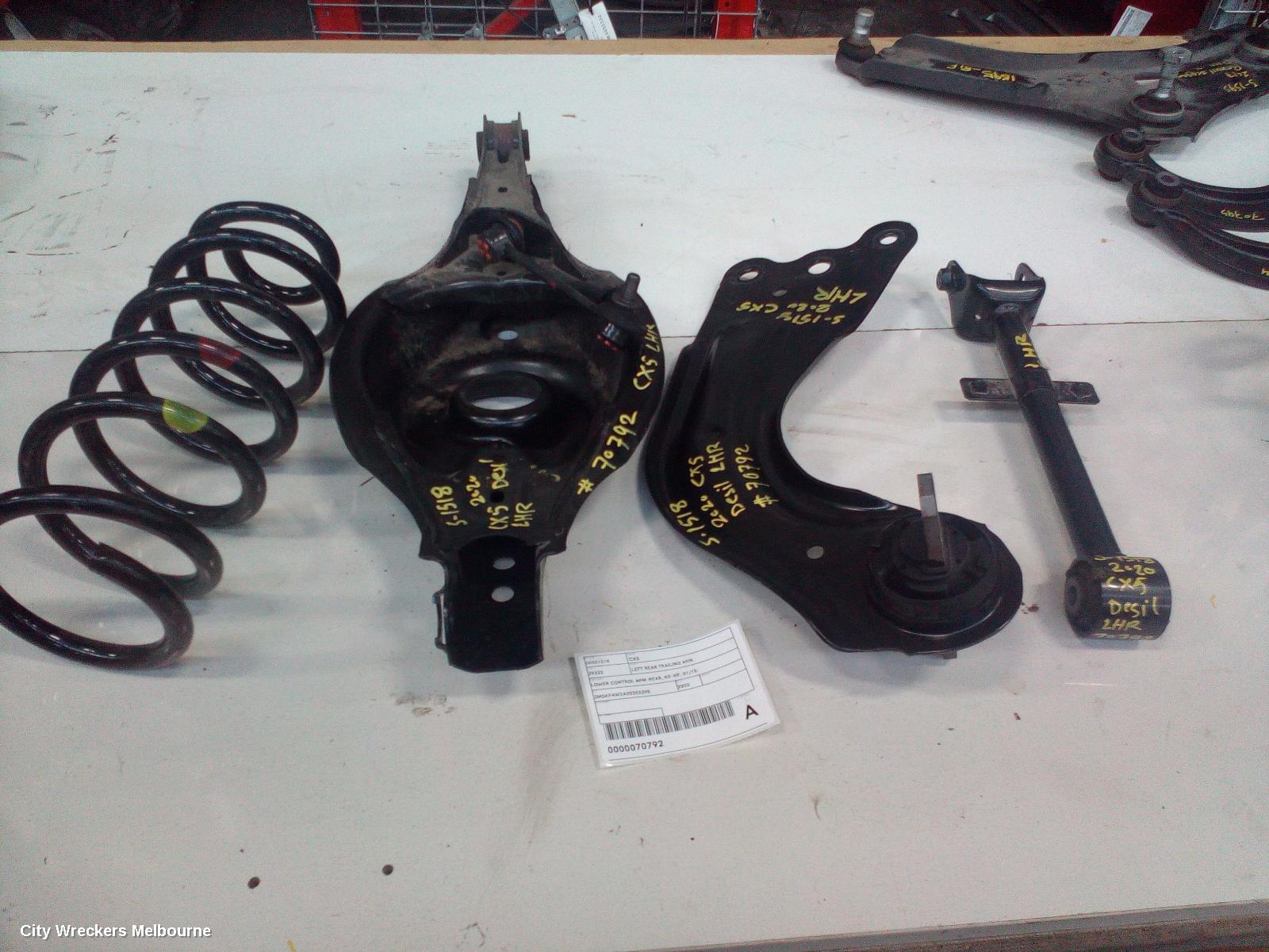 MAZDA CX5 LEFT REAR TRAILING ARM, LOWER CONTROL ARM-REAR, KE-KF, 01/2015 ONWARDS - Image 1