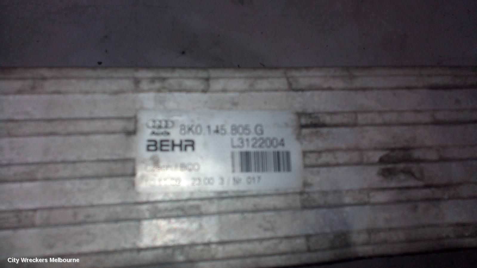 AUDI A5 INTERCOOLER, PETROL, 2.0, CDNB/CDNC CODE, 8T, 08/2009 - 08/2013 - Image 2