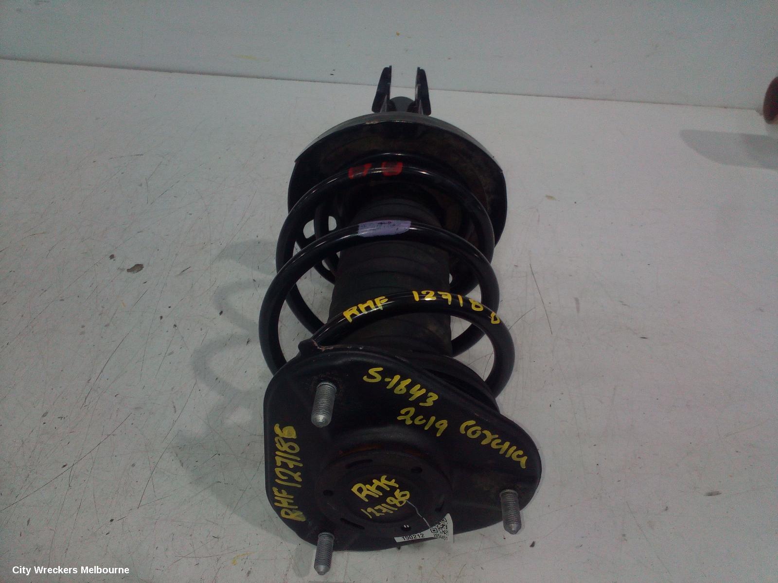 TOYOTA COROLLA RIGHT FRONT STRUT, E210, HATCH, NON ZR TYPE, 07/2018 ONWARDS - Image 3