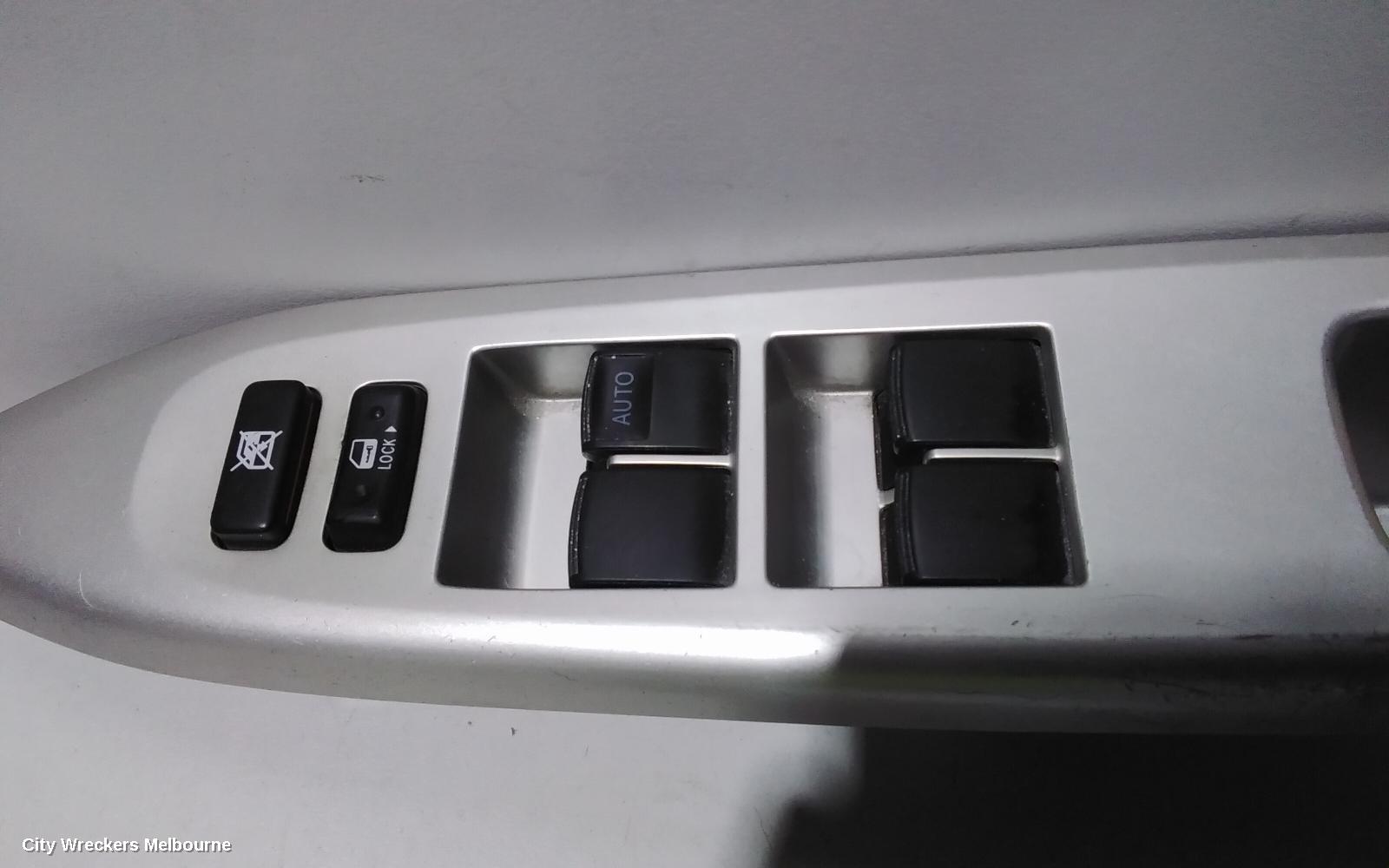 TOYOTA YARIS PWR DR WIND SWITCH, RH FRONT (MASTER SWITCH), 4 SWITCH TYPE, 5DR HATCH/SEDAN, NCP9#, 10/2005 ONWARDS - Image 2