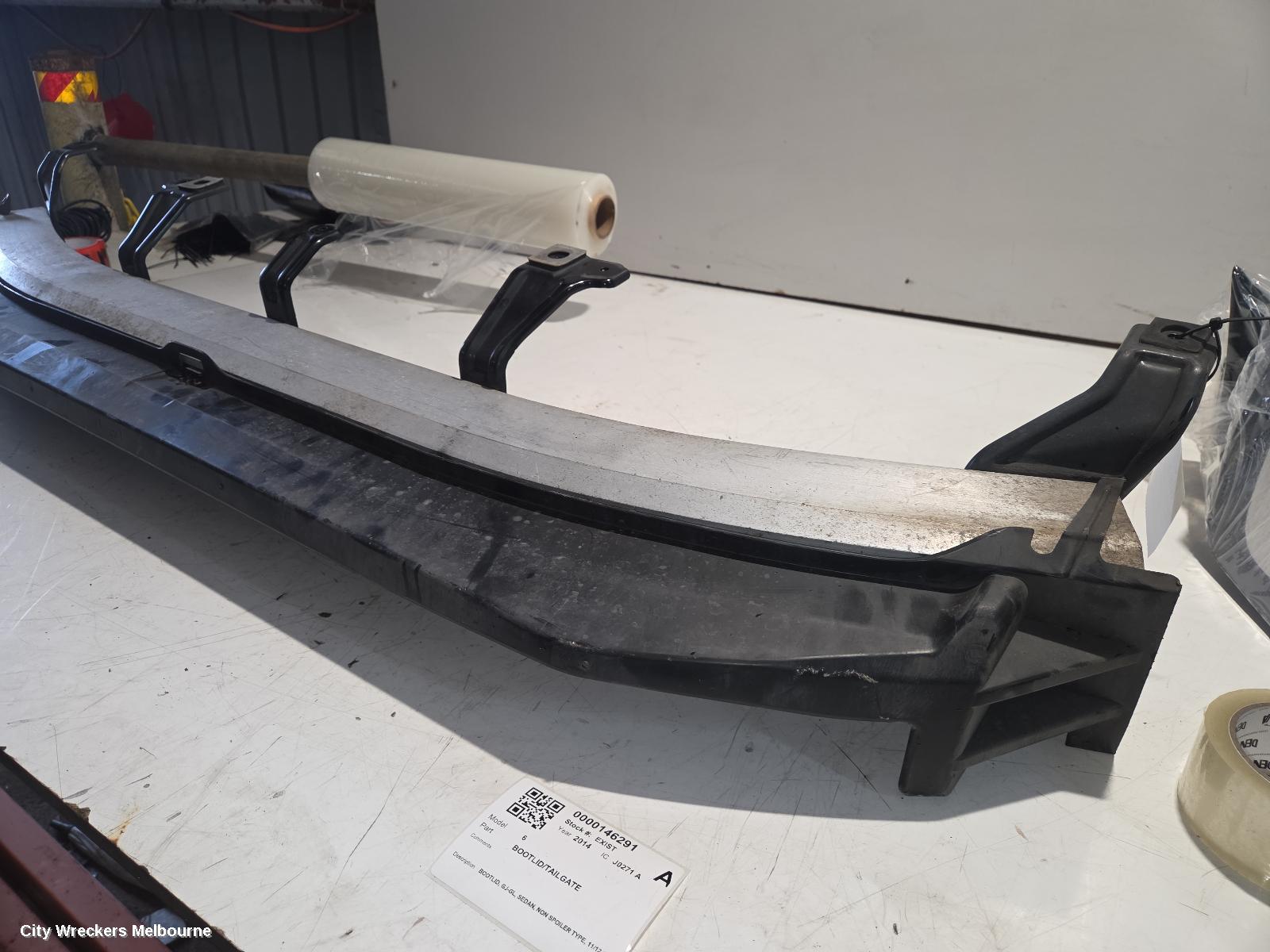 MAZDA 6 BOOTLID/TAILGATE, BOOTLID, GJ-GL, SEDAN, NON SPOILER TYPE, 11/2012 - 02/2018 - Image 1