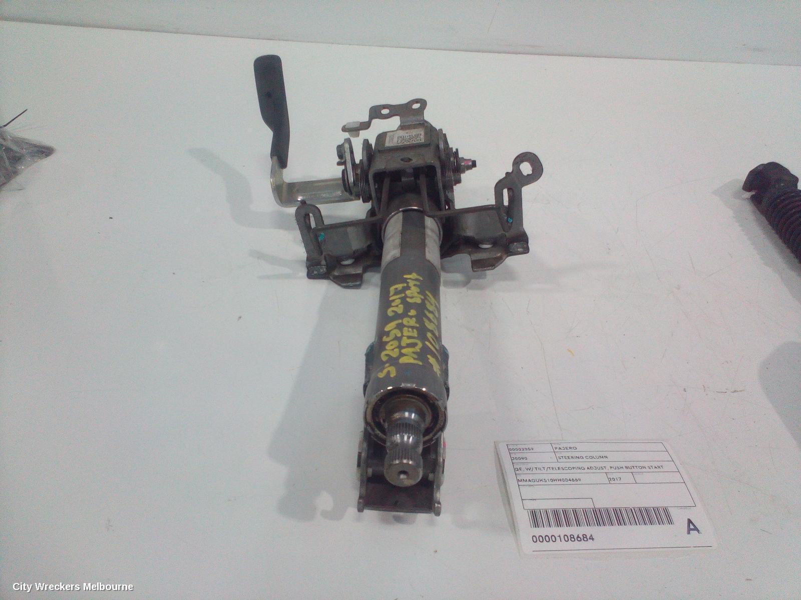 MITSUBISHI PAJERO STEERING COLUMN, QE, W/ TILT/TELESCOPING ADJUST, PUSH BUTTON START TYPE, PAJERO SPORT, 10/2015 ONWARDS - Image 1
