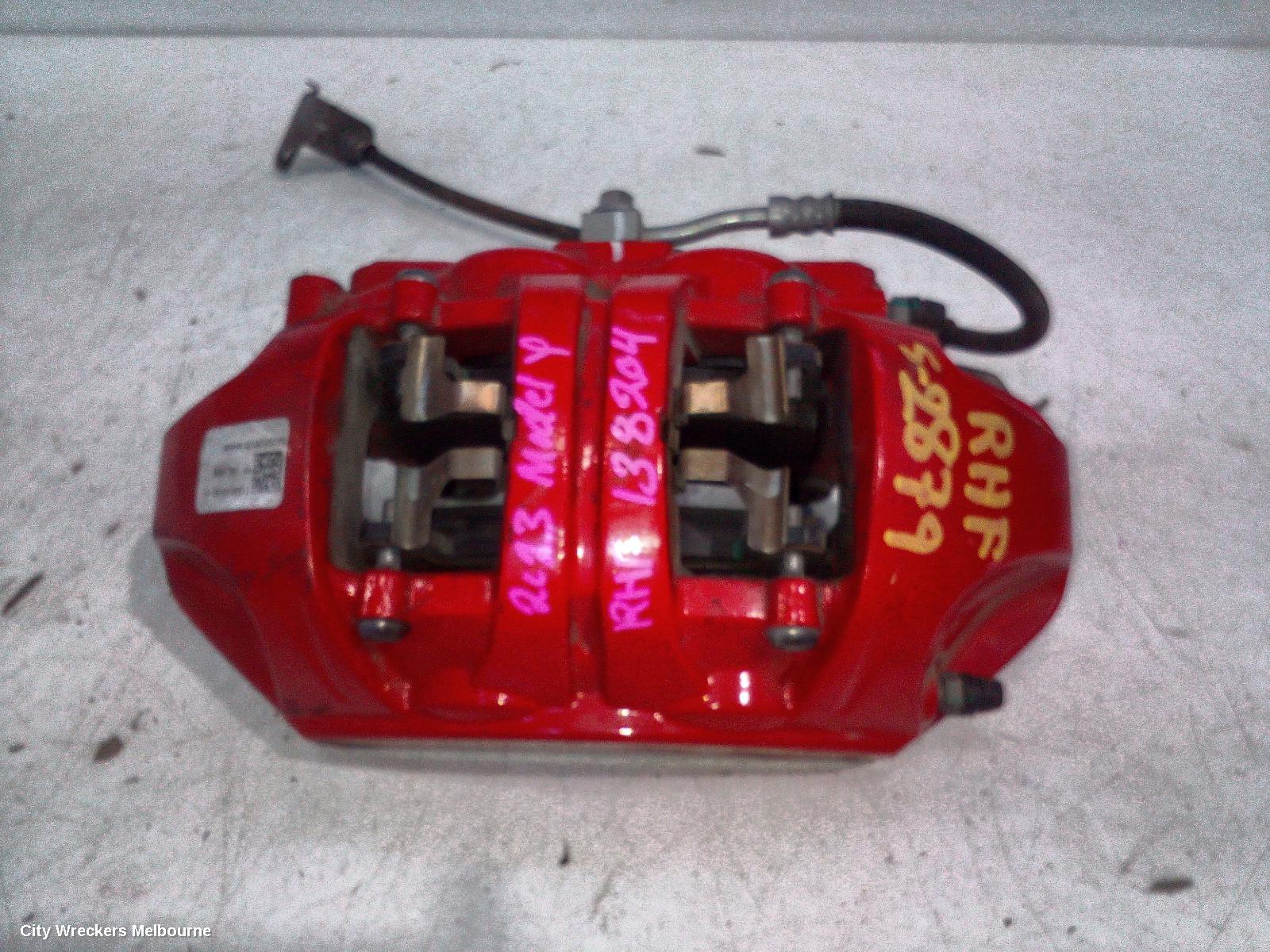 TESLA MODEL Y CALIPER, 1ST GEN, RH FRONT, PERFORMANCE TYPE, RED, 03/2022 ONWARDS - Image 2