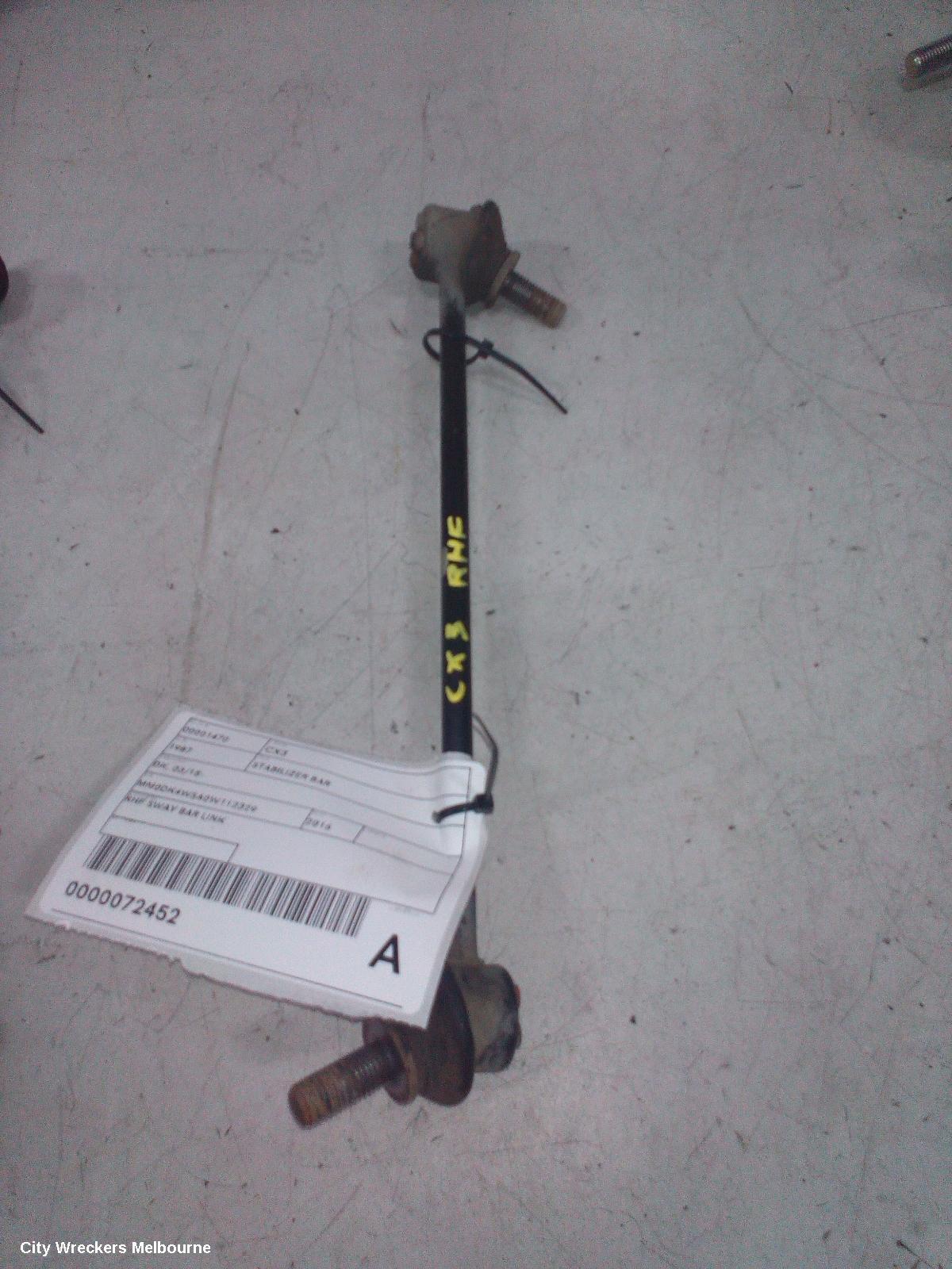 MAZDA CX3 STABILISER BAR, DK, 03/2015 ONWARDS - Image 1