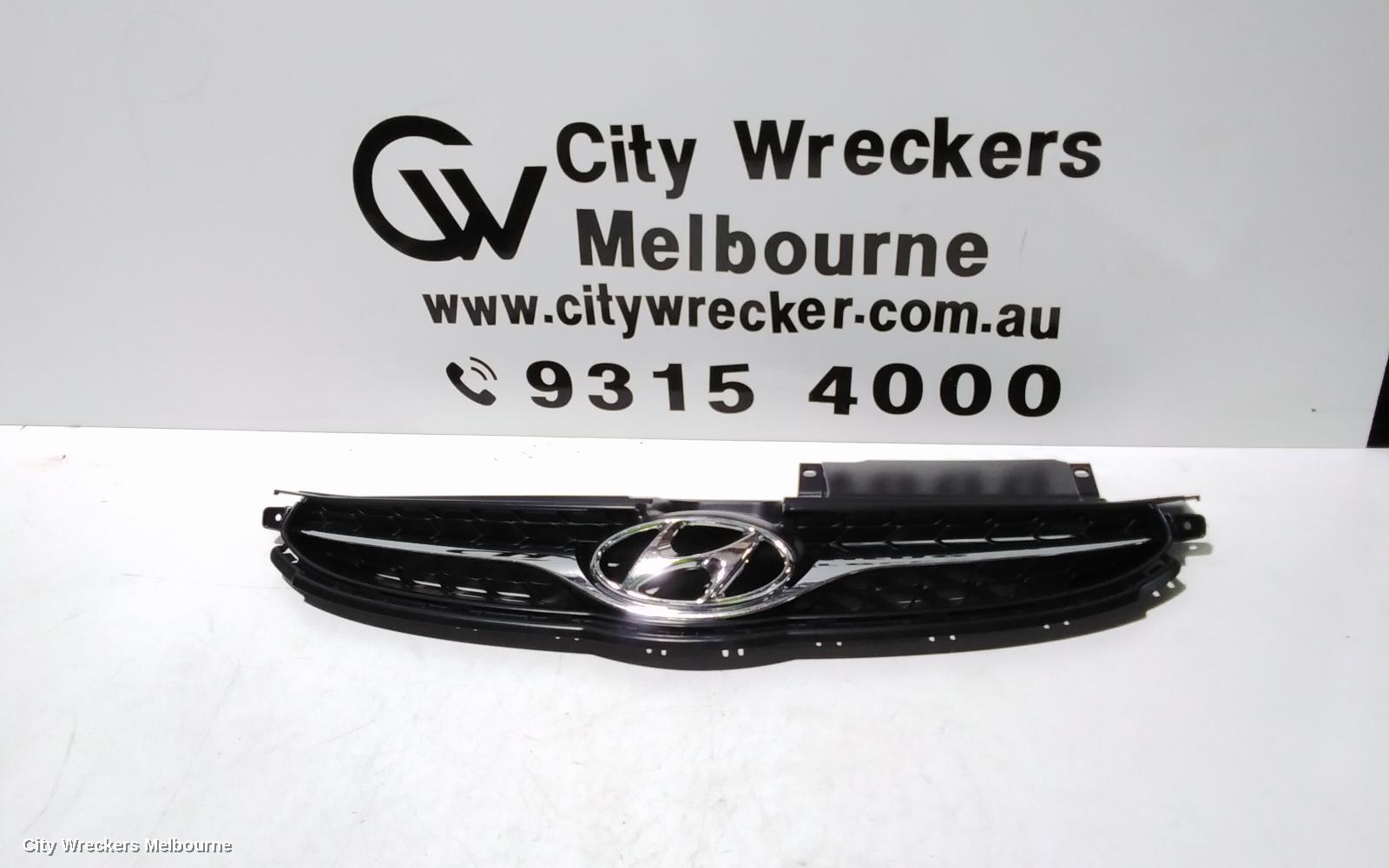 HYUNDAI ELANTRA GRILLE, RADIATOR GRILLE, MD, ACTIVE/ELITE, CHROME, 03/2011 - 09/2013 - Image 1