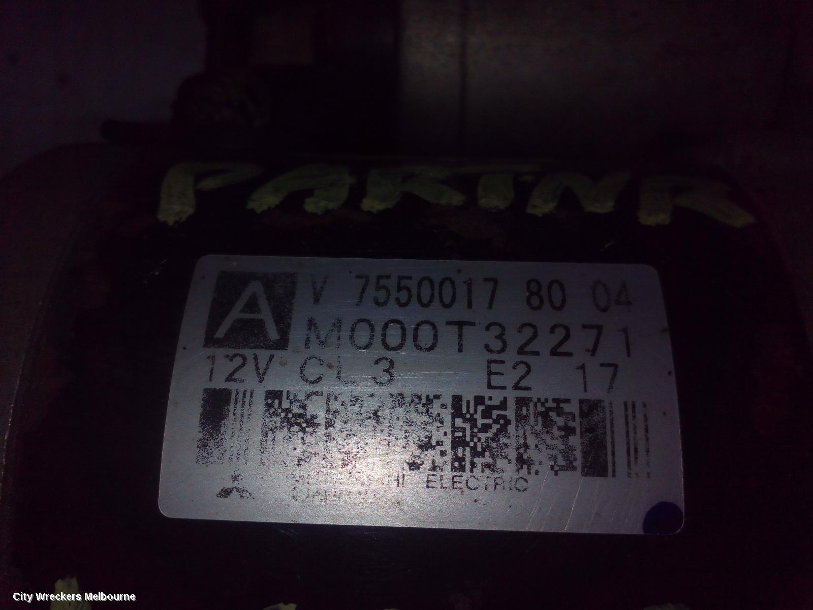 PEUGEOT PARTNER STARTER, PETROL, 1.6, 09/2008 - 01/2015 - Image 3
