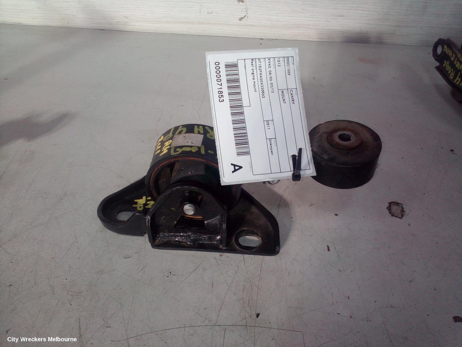 TOYOTA CAMRY MOUNT, XV40, 06/2006 - 02/2012 - Image 2
