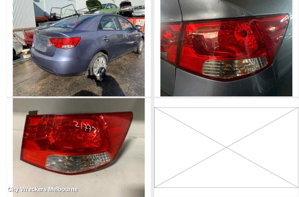 KIA CERATO RIGHT TAILLIGHT, TD, SEDAN, 10/2008 - 03/2013 - Image 1