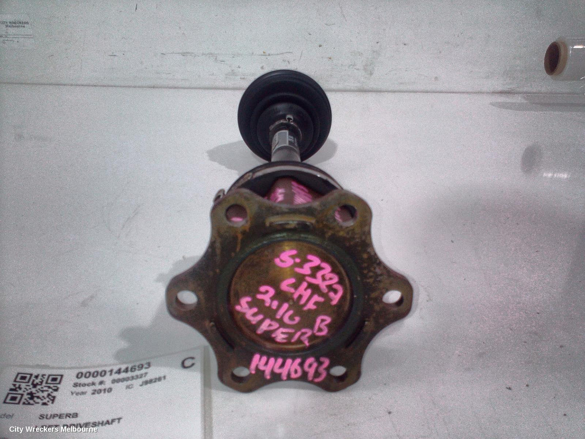 SKODA SUPERB LEFT DRIVESHAFT, FRONT, FWD, 3T, 03/2009 - 12/2015 - Image 1