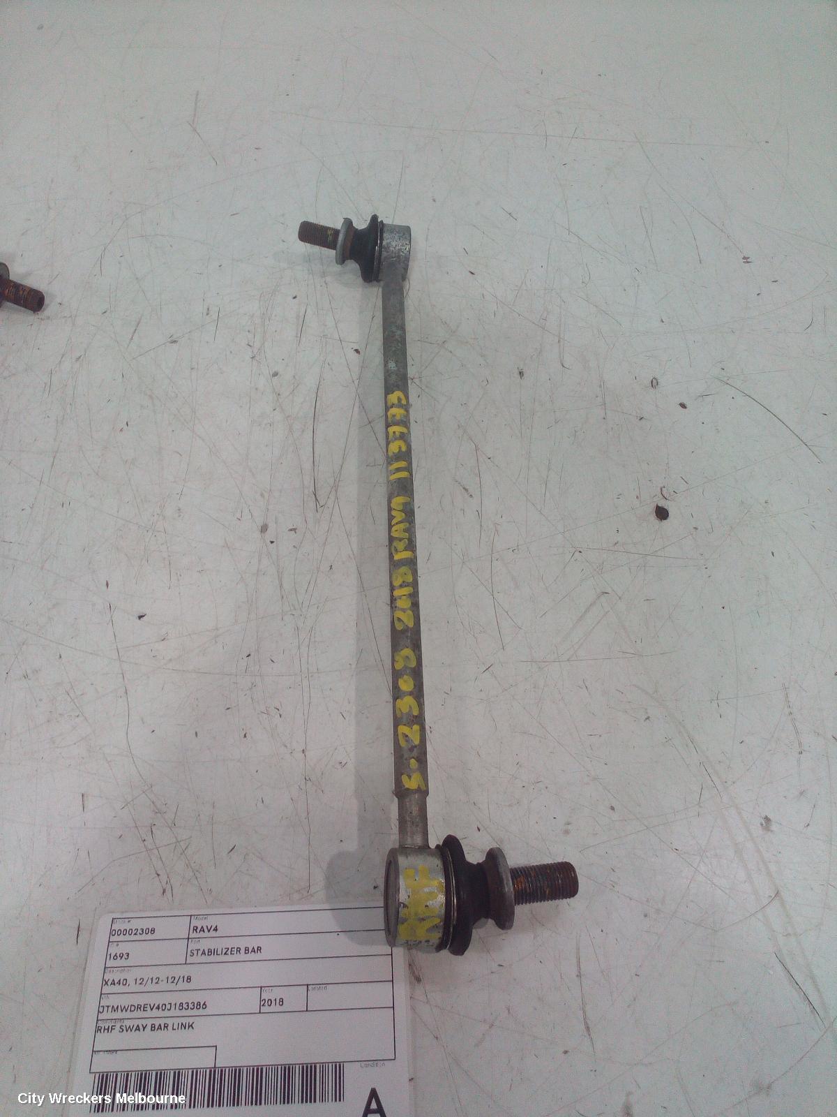 TOYOTA RAV4 STABILISER BAR, XA40, 12/2012 - 12/2018 - Image 2