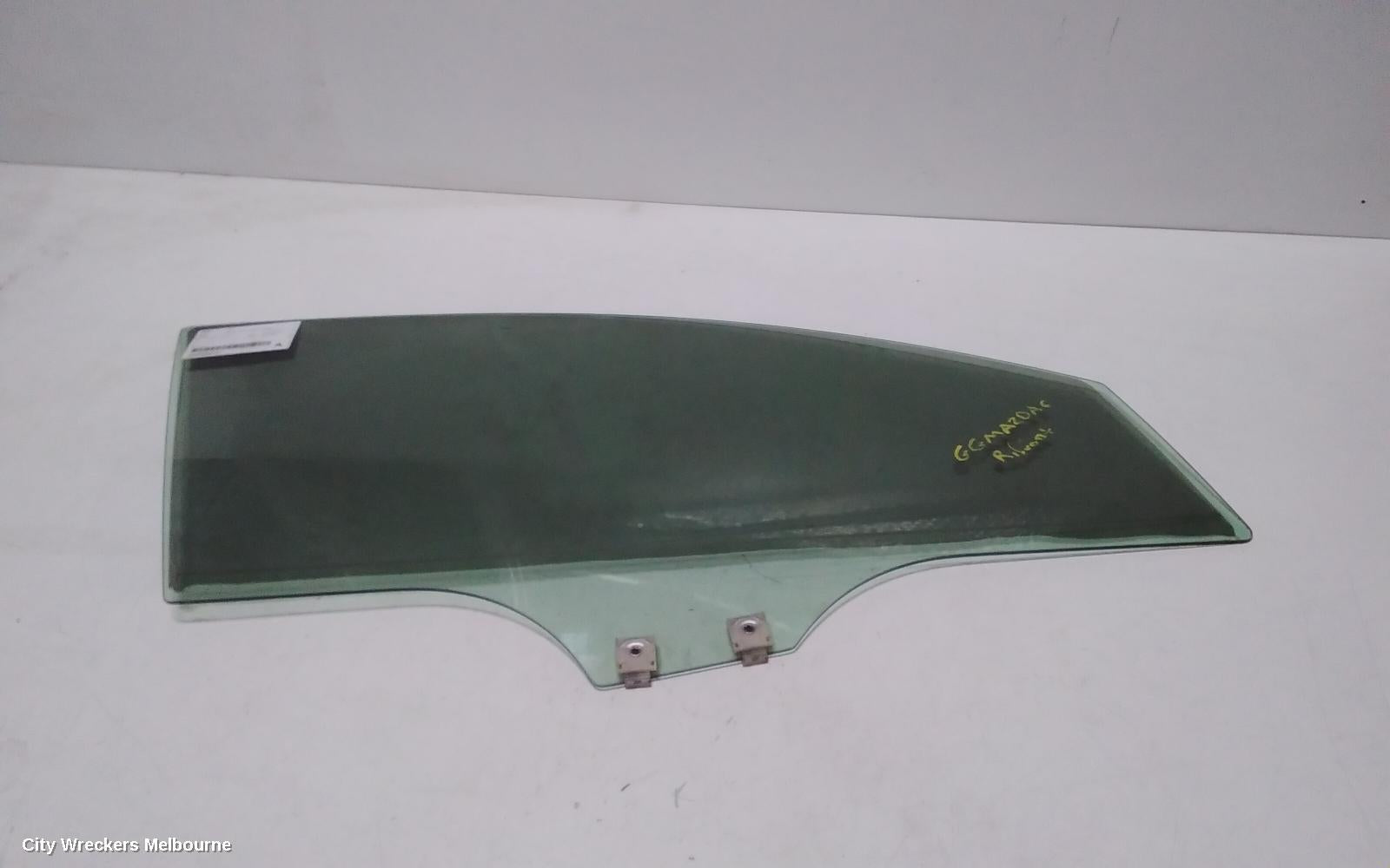 MAZDA 6 RIGHT FRONT DOOR WINDOW, GG/GY, 09/2002 - 01/2008 - Image 2