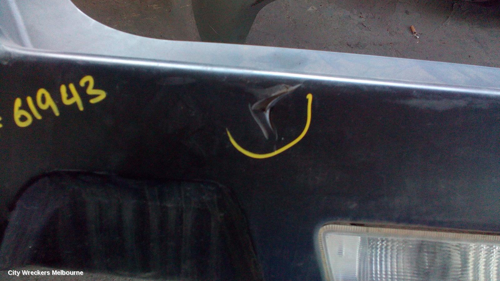 NISSAN XTRAIL REAR BUMPER, T31, W/ PARK SENSOR TYPE, 09/2007 - 12/2013 - Image 2