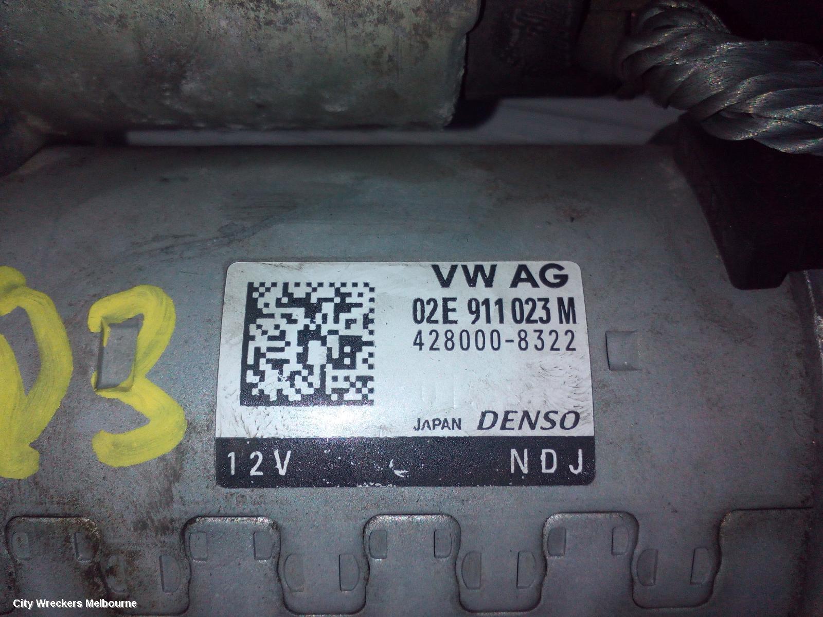 AUDI Q3 STARTER, PETROL, 2.0, DENSO, 8U, 03/2012 - 10/2014 - Image 1