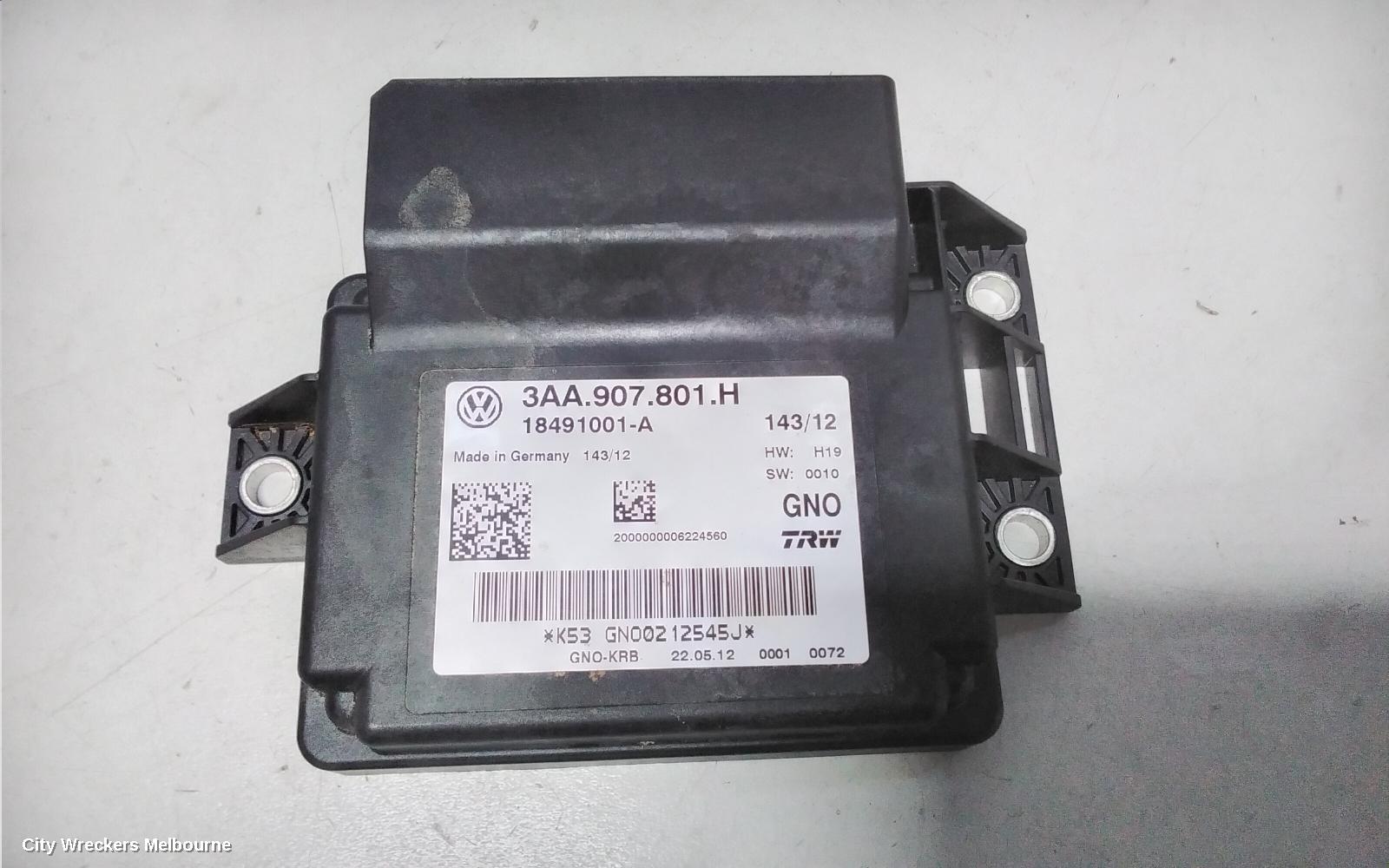 VOLKSWAGEN PASSAT AIRBAG MODULE/SENSOR, MODULE, 3C/MK6 B7, SEDAN, 06/2011 - 09/2012 - Image 2