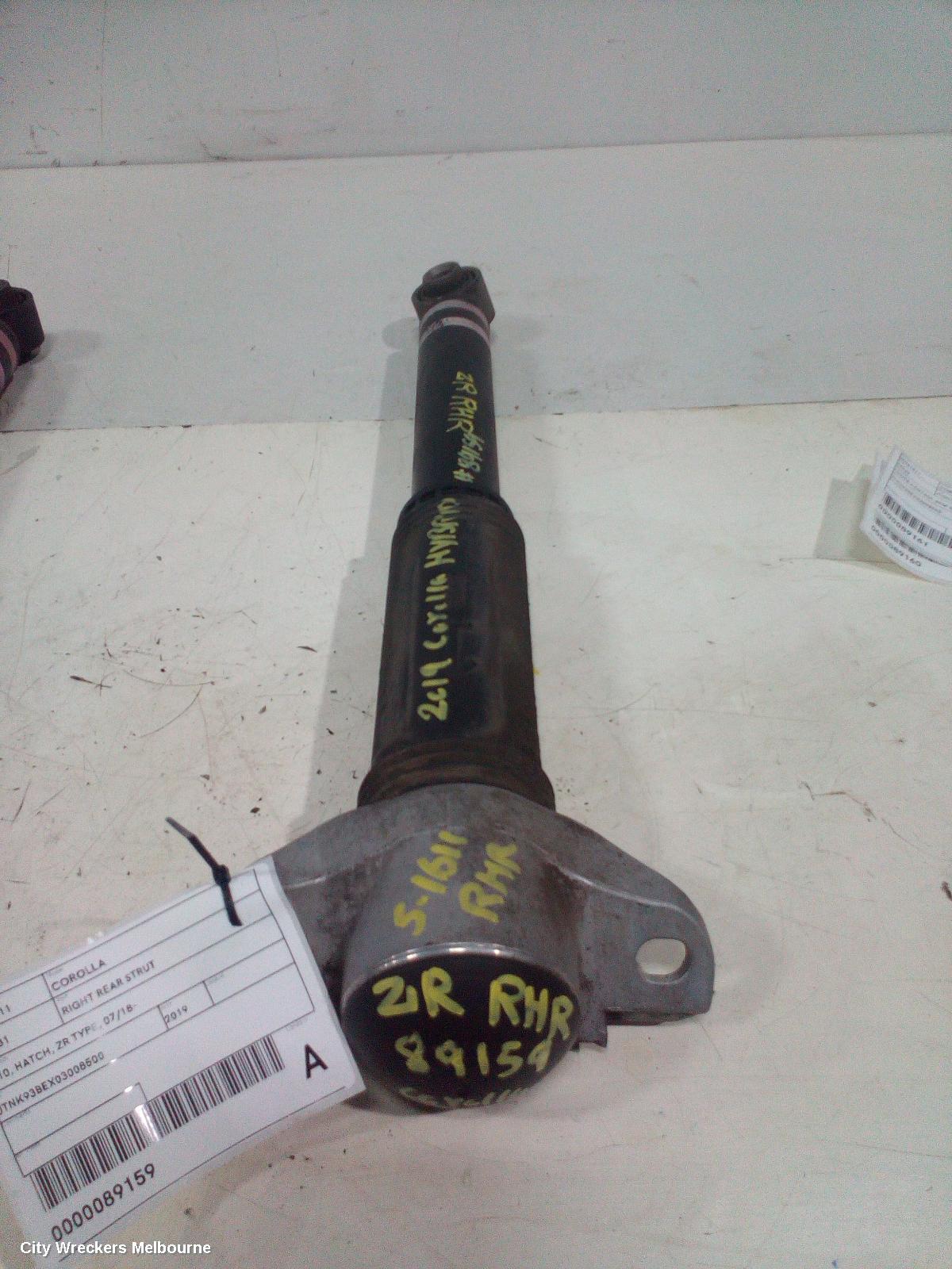 TOYOTA COROLLA RIGHT REAR STRUT, E210, HATCH, ZR TYPE, 07/2018 ONWARDS - Image 1
