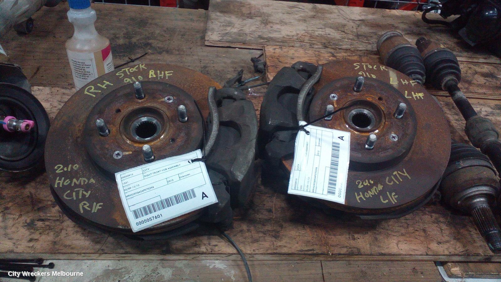 HONDA CITY RIGHT FRONT HUB ASSEMBLY, 02/2009 - 12/2013 - Image 1