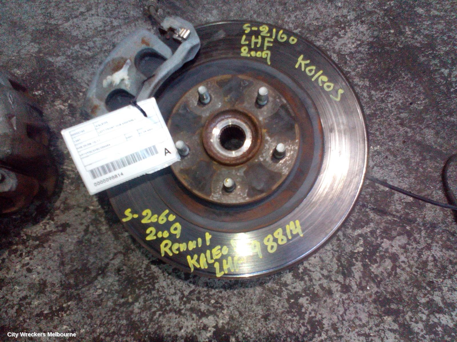 RENAULT KALEOS LEFT FRONT HUB ASSEMBLY, H45, 09/2008 - 04/2016 - Image 2
