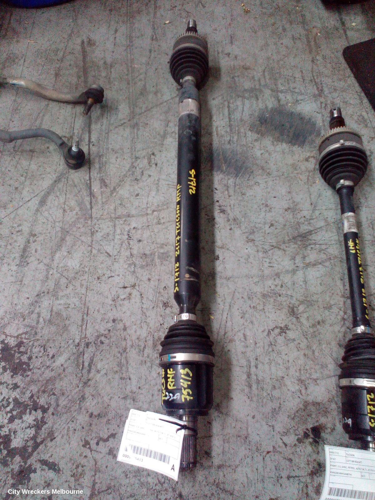 HYUNDAI TUCSON RIGHT DRIVESHAFT, FRONT, 2.0, G4NC, PETROL, AUTO T/M, TL, 07/2015 - 01/2021 - Image 2