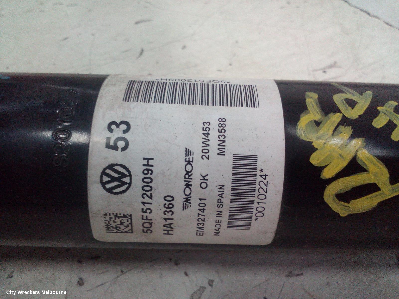 VOLKSWAGEN TIGUAN RIGHT REAR STRUT, 5NA, 06/2016 - 02/2024 - Image 3