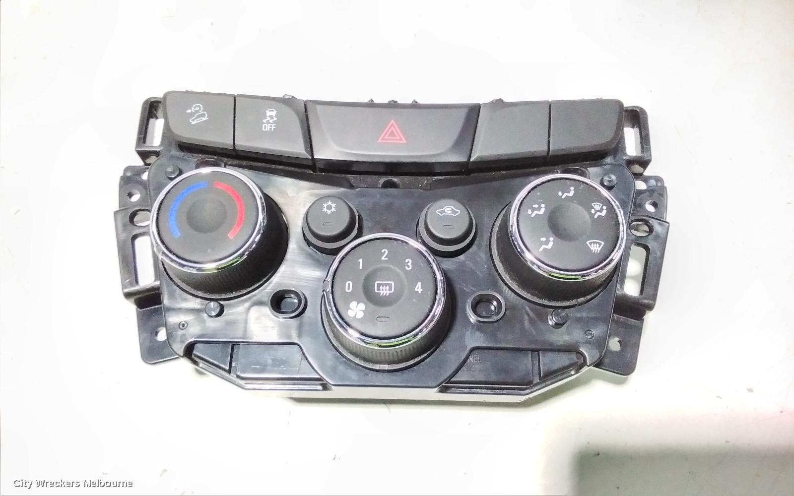 HOLDEN TRAX HEATER/AC CONTROLS, TJ SERIES, STANDARD TYPE, NON SEAT WARMER, 08/2013 - 12/2020 - Image 2
