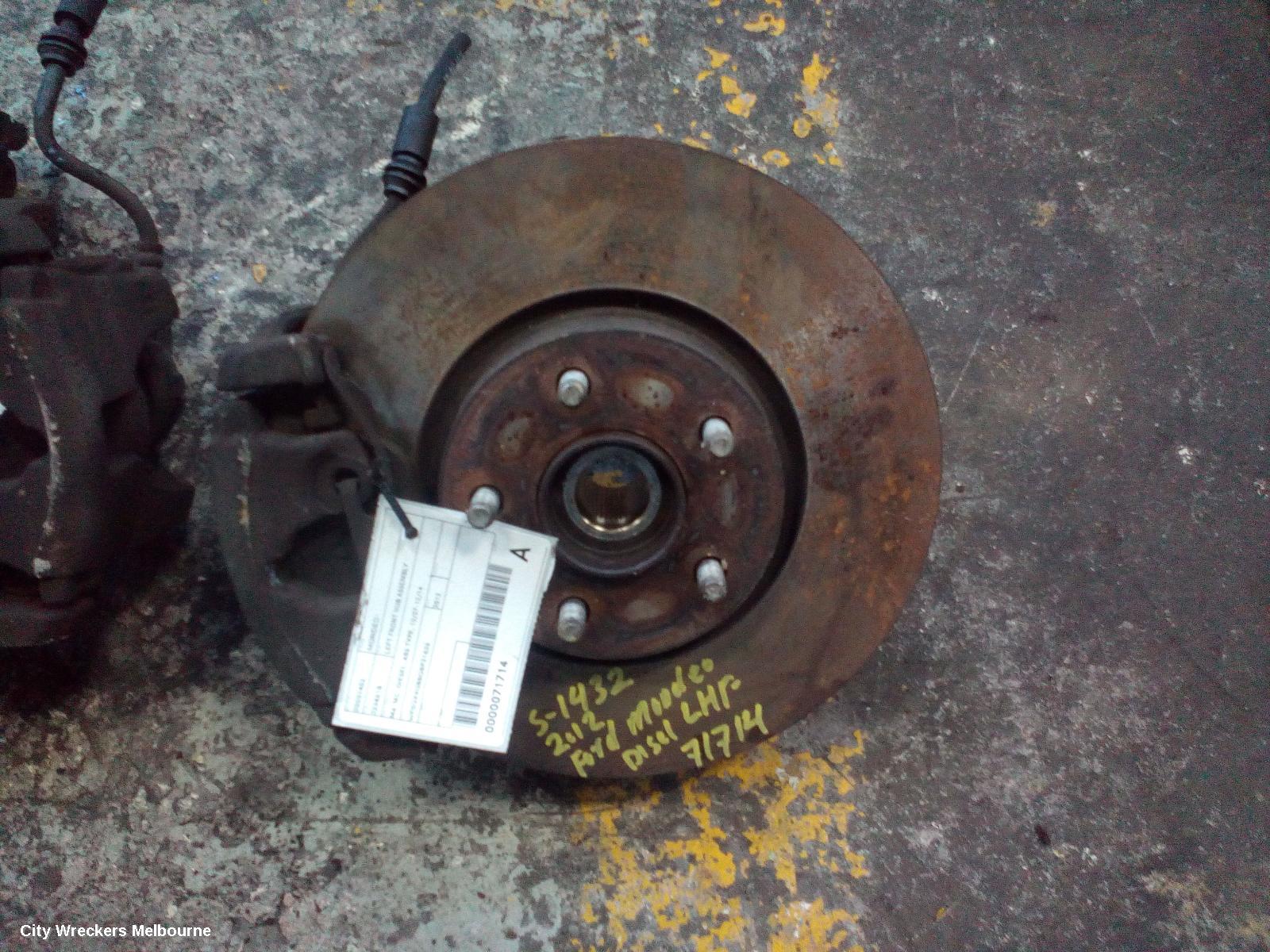 FORD MONDEO LEFT FRONT HUB ASSEMBLY, MA-MC, DIESEL, ABS TYPE, 10/2007 - 12/2014 - Image 1
