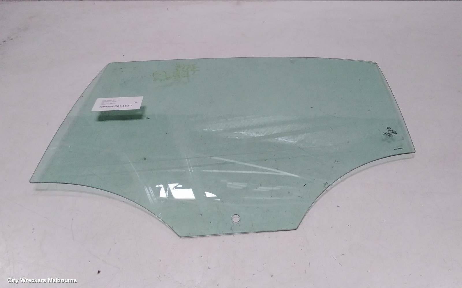 VOLKSWAGEN JETTA LEFT REAR DOOR WINDOW, 1B, 02/2011 - 12/2017 - Image 2