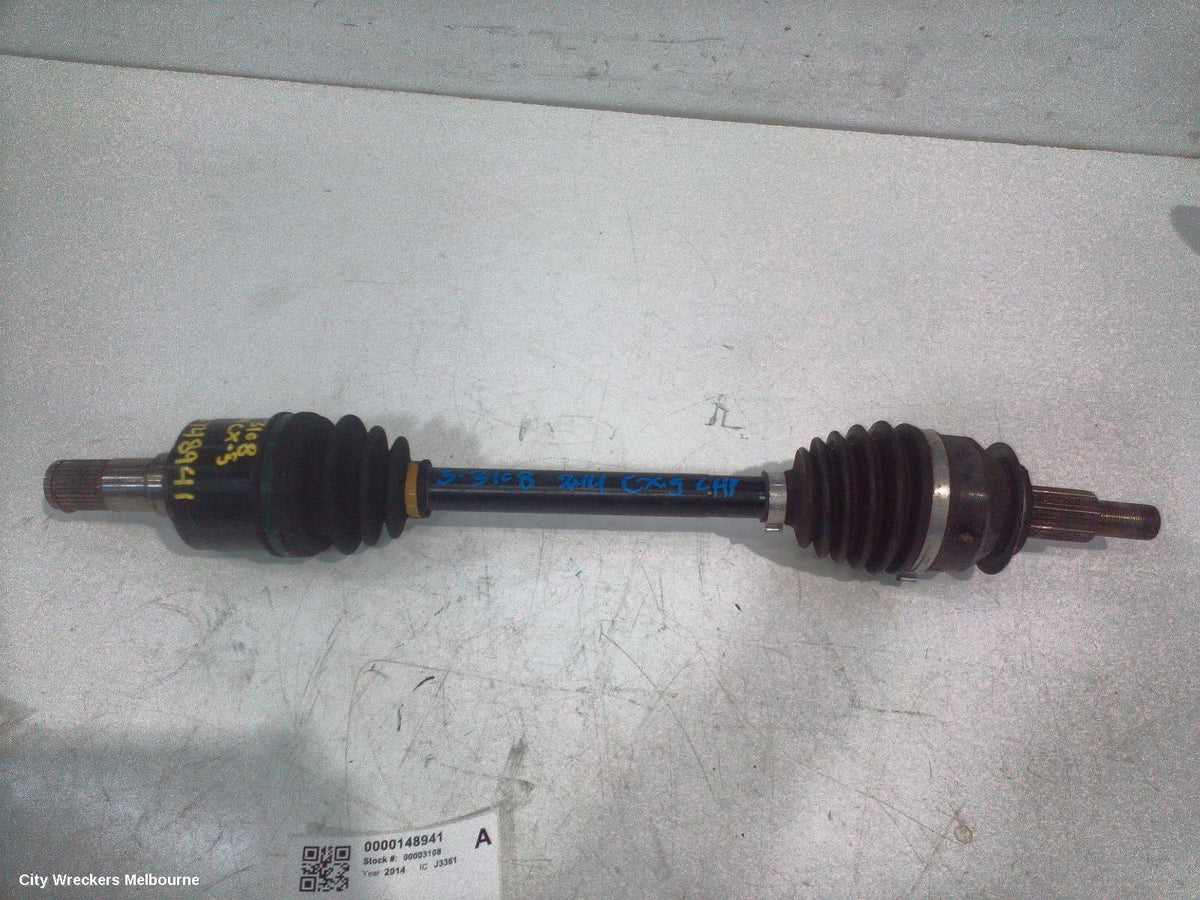 MAZDA CX5 LEFT DRIVESHAFT, FRONT, FWD, AUTO T/M, PETROL, 2.0, FTB6, KE, 02/2012 - 12/2016 - Image 2