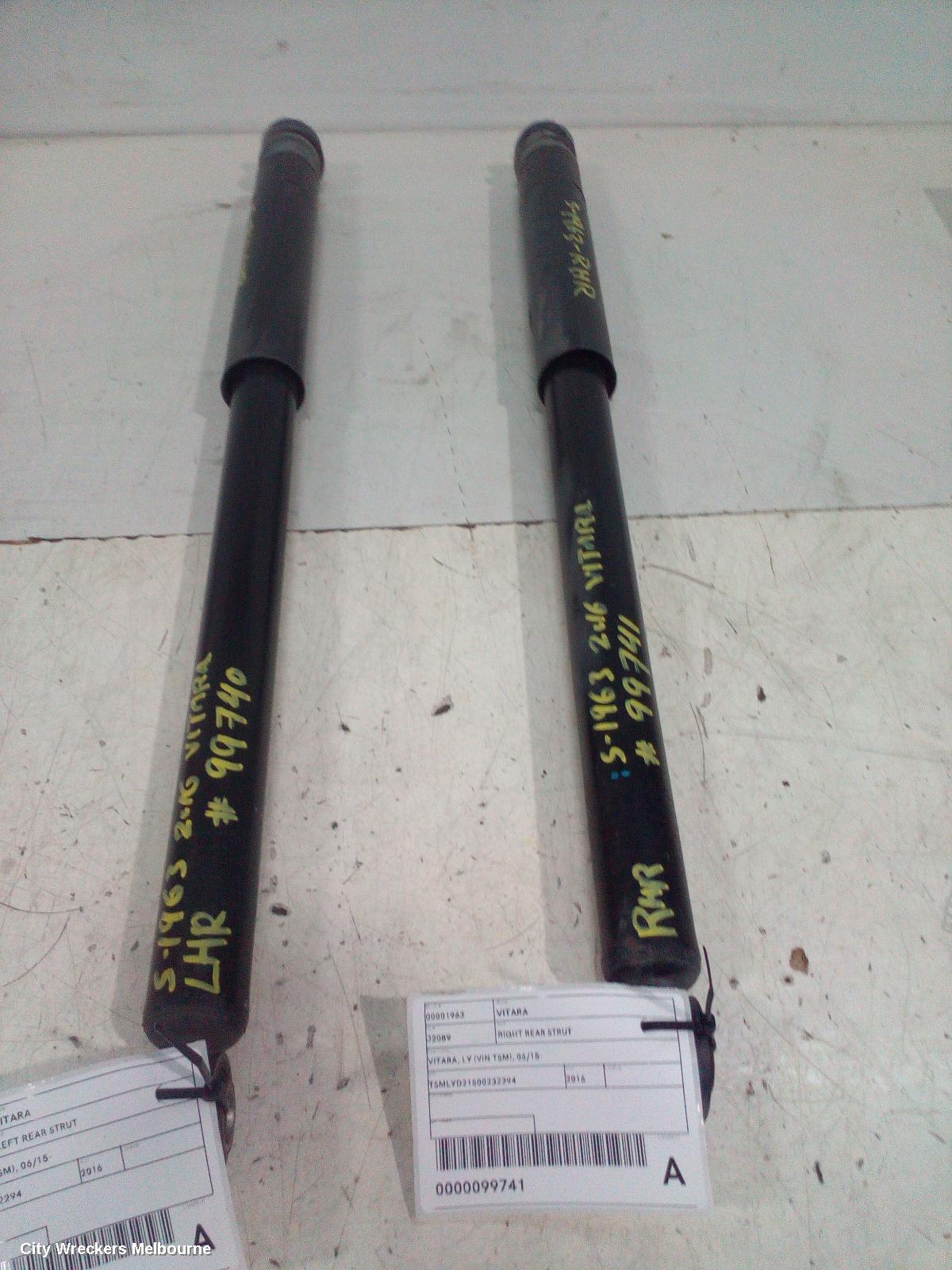 SUZUKI VITARA RIGHT REAR STRUT, VITARA, LY (VIN TSM), 06/2015 ONWARDS - Image 2