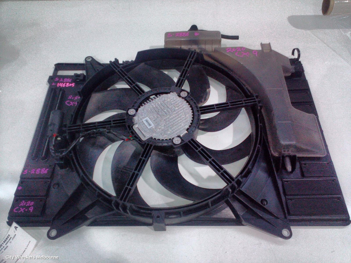MAZDA CX9 FAN, RADIATOR FAN, PETROL, 2.5, TURBO, TC, 07/2016 - 12/2024 - Image 3