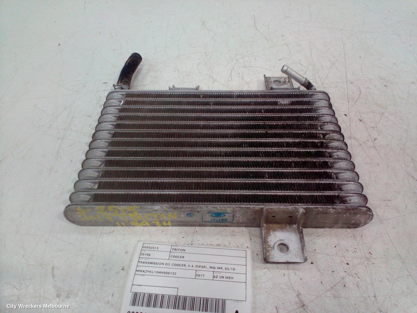 MITSUBISHI TRITON COOLER, TRANSMISSION OIL COOLER, 2.4, DIESEL, MQ-MR, 03/2015 ONWARDS - Image 1
