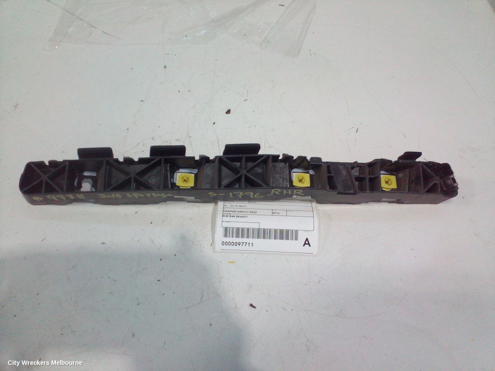KIA SPORTAGE, QL, 10/2015 - 08/2021, RHR BAR BRAKET: 97711 - Image 3