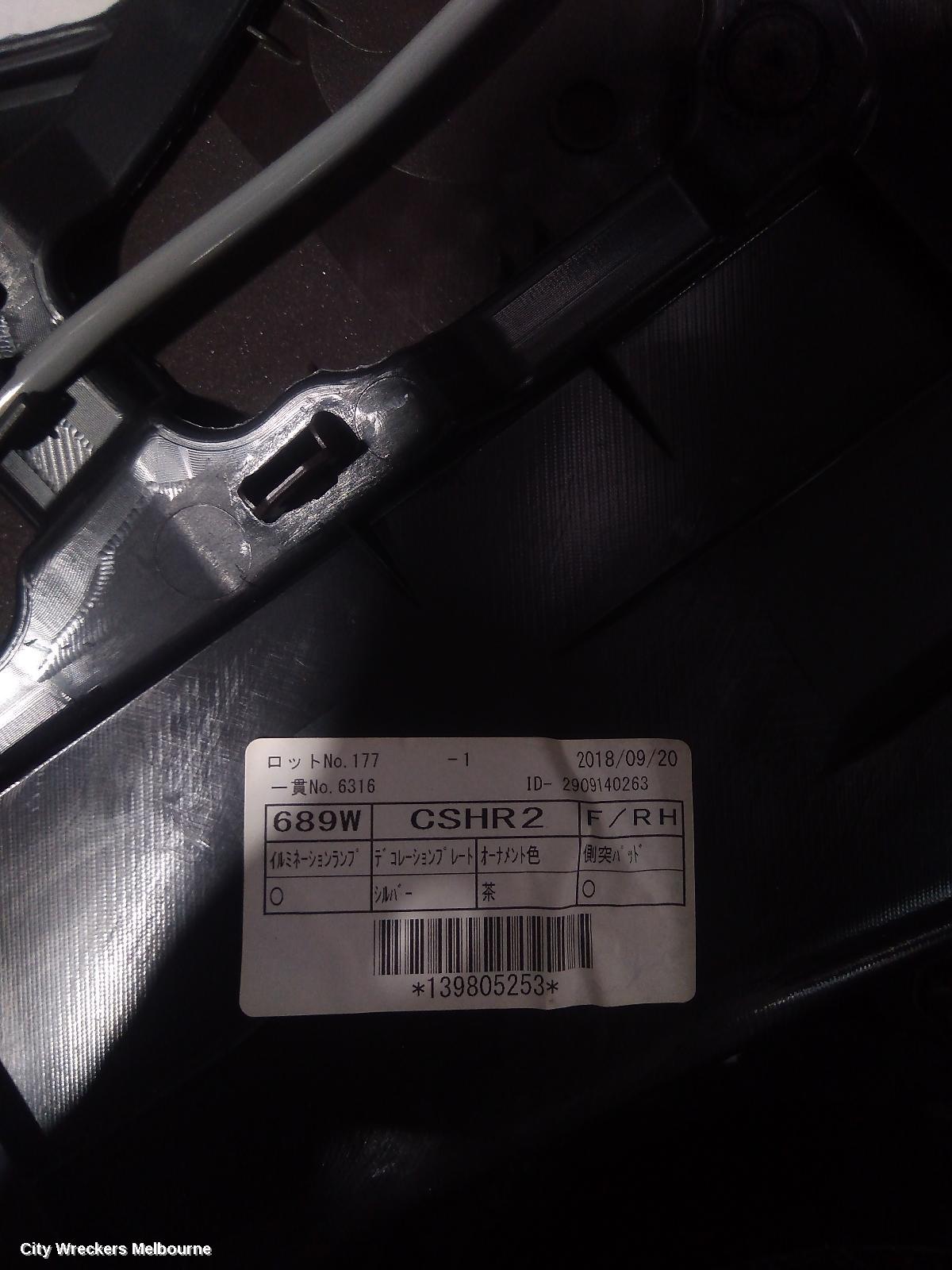 TOYOTA C-HR DOOR TRIM, RH FRONT, GEN 1, 12/2016 ONWARDS - Image 3