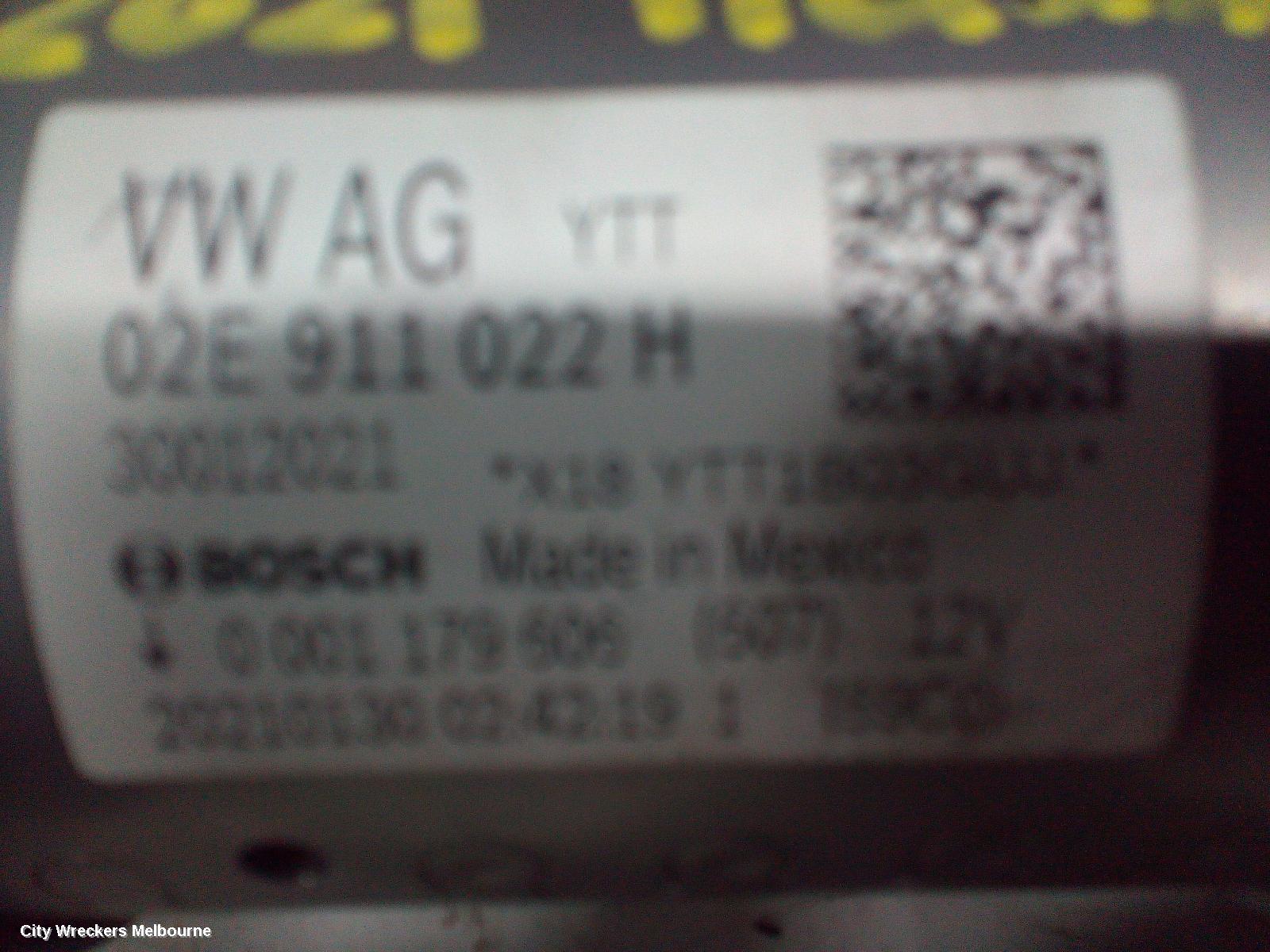 VOLKSWAGEN TIGUAN STARTER, PETROL, 2.0, BOSCH, CHHB/CZPA/DGVA/CXDA/DSFE CODE, 5NA, 06/2016 ONWARDS - Image 1