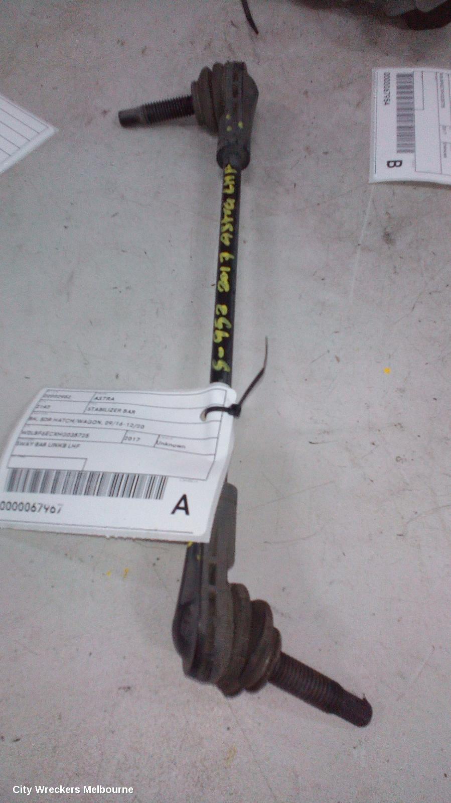 HOLDEN ASTRA STABILISER BAR, BK, 5DR HATCH/WAGON, 09/2016 - 12/2020 - Image 1