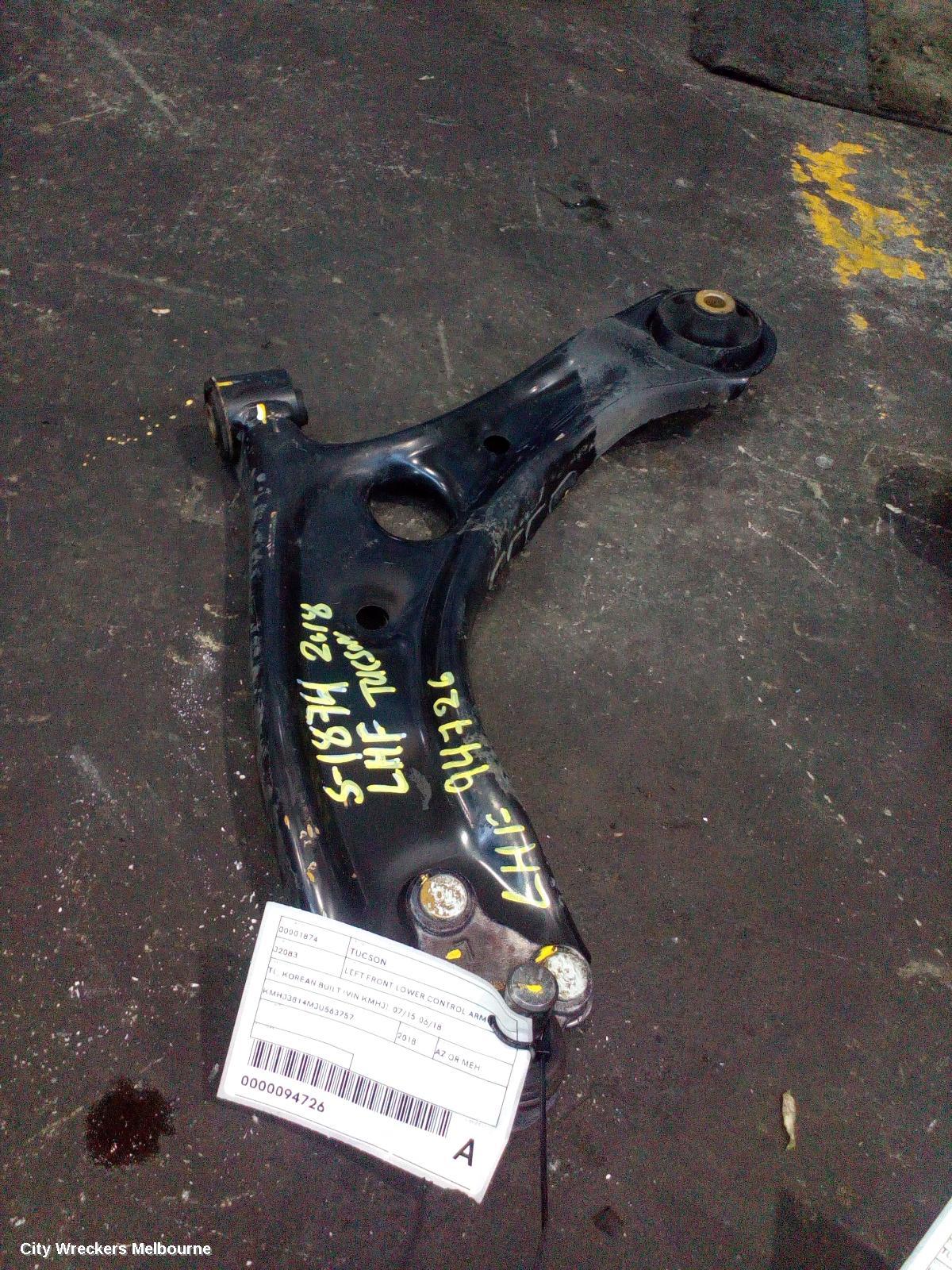 HYUNDAI TUCSON LEFT FRONT LOWER CONTROL ARM, TL, KOREAN BUILT (VIN KMHJ), 07/2015 - 06/2018 - Image 2
