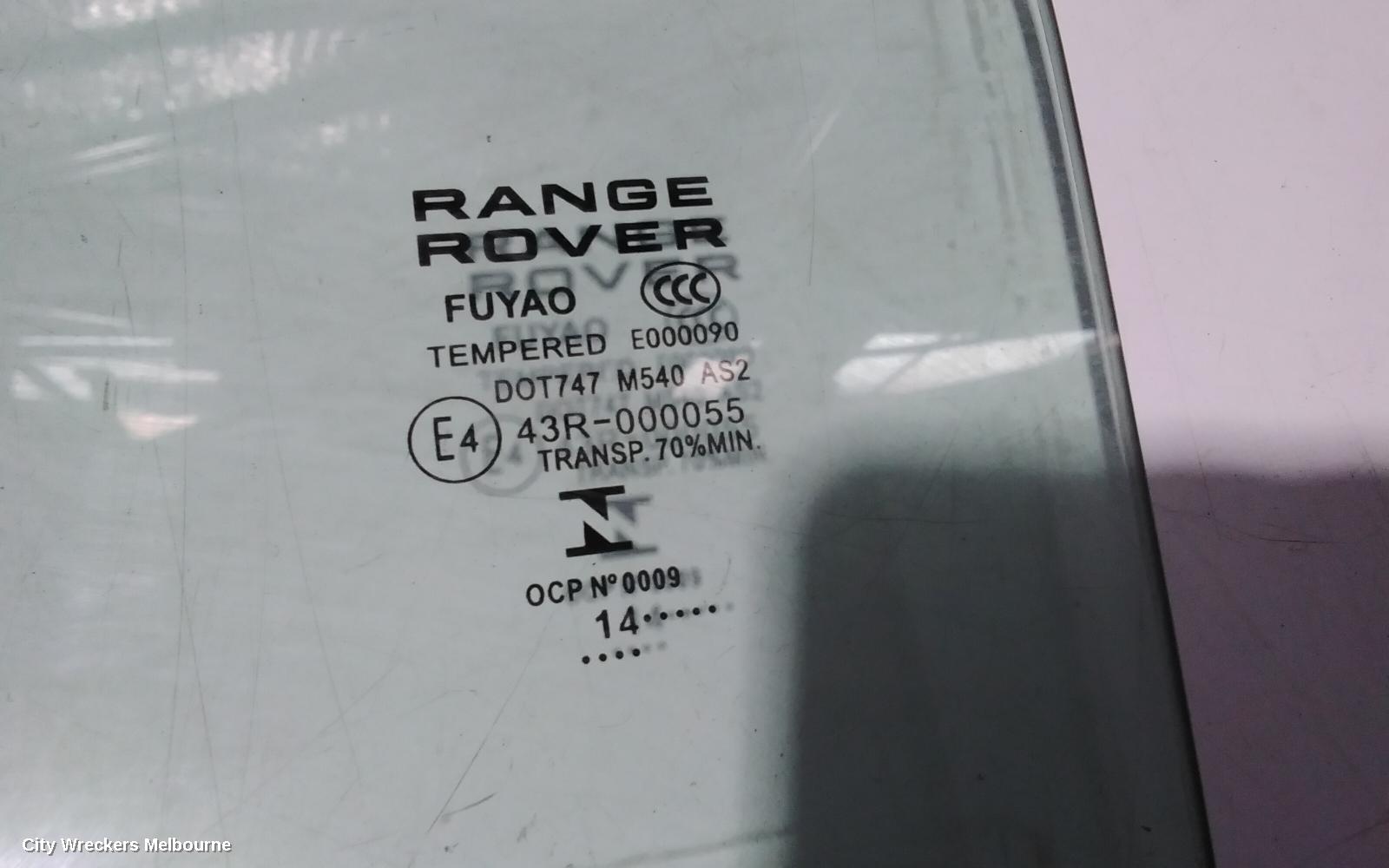 LAND ROVER RANGEROVER EVOQUE LEFT REAR DOOR WINDOW, L538, 11/2011 - 01/2019 - Image 3