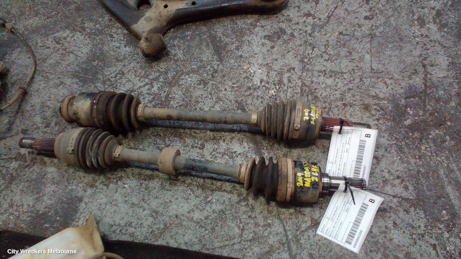 MAZDA 2 LEFT DRIVESHAFT, MANUAL, ABS TYPE, DE SERIES, 09/2007 - 09/2014 - Image 1