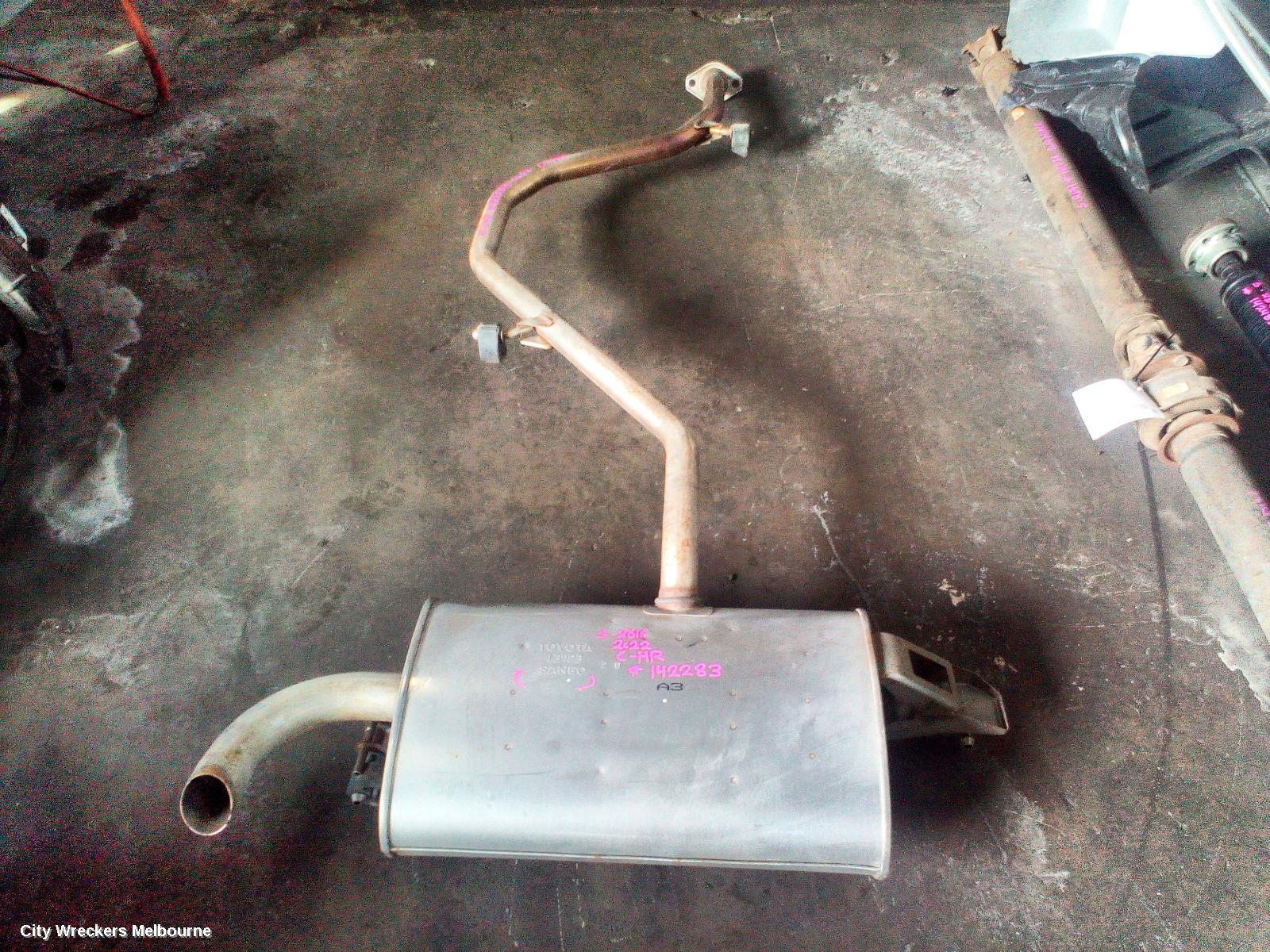 TOYOTA C-HR EXHAUST SYSTEM, GEN 1, 12/2016 - 09/2023 - Image 2