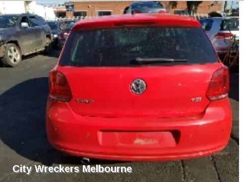 VOLKSWAGEN POLO REAR BUMPER, 6R, COMFORTLINE/TRENDLINE, W/ PARK SENSOR TYPE, 05/2010 - 05/2014 - Image 1