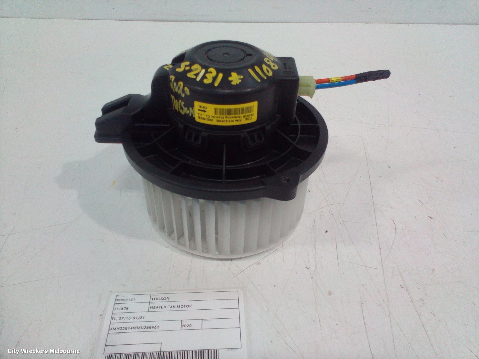 HYUNDAI TUCSON HEATER FAN MOTOR, TL, NON CLIMATE CONTROL TYPE, 07/2015 - 01/2021 - Image 1