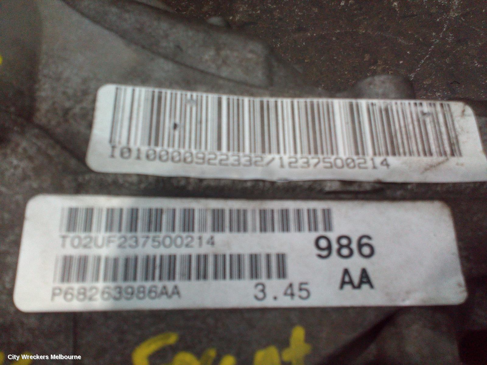 JEEP GRANDCHEROKEE DIFFERENTIAL CENTRE, FRONT, 3.0, DIESEL, WK, 3.44/3.45 RATIO, 10/2010 - 02/2022 - Image 3