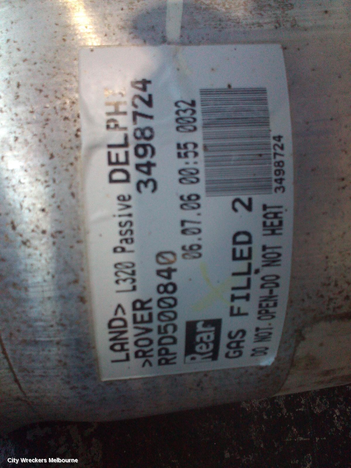 LAND ROVER RANGEROVER SPORT LEFT REAR STRUT, L320, AIRBAG TYPE, 08/2005 - 09/2009 - Image 1