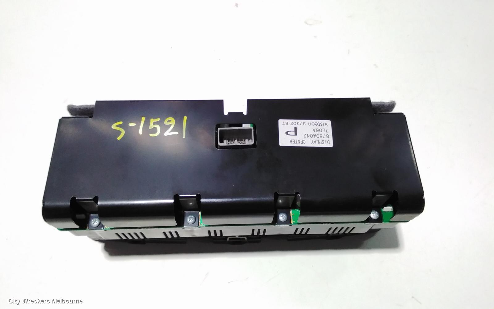 MITSUBISHI PAJERO RADIO/CD/DVD/SAT/TV, DISPLAY & HEAD UNIT, SAT NAV TYPE (A-01), NS-NW, 03/2008 - 08/2012 - Image 3