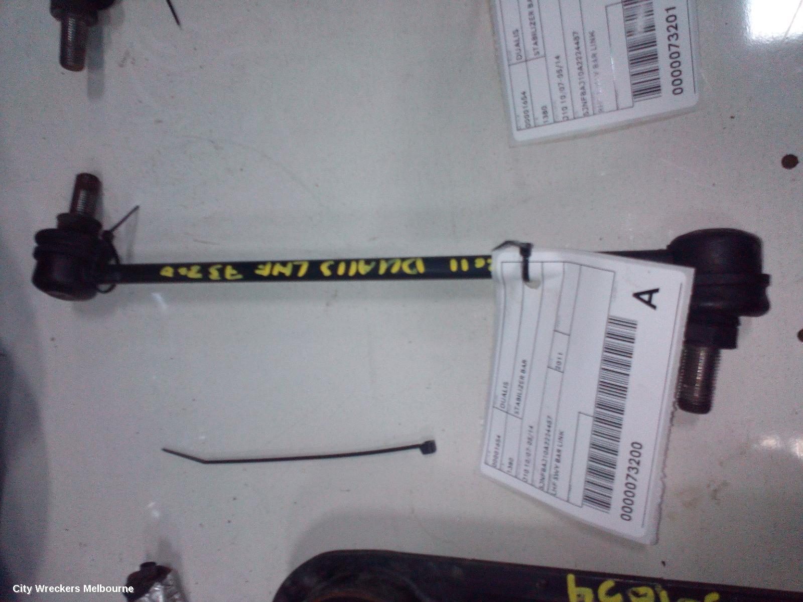 NISSAN DUALIS STABILISER BAR, J10 10/2007 - 05/2014 - Image 1
