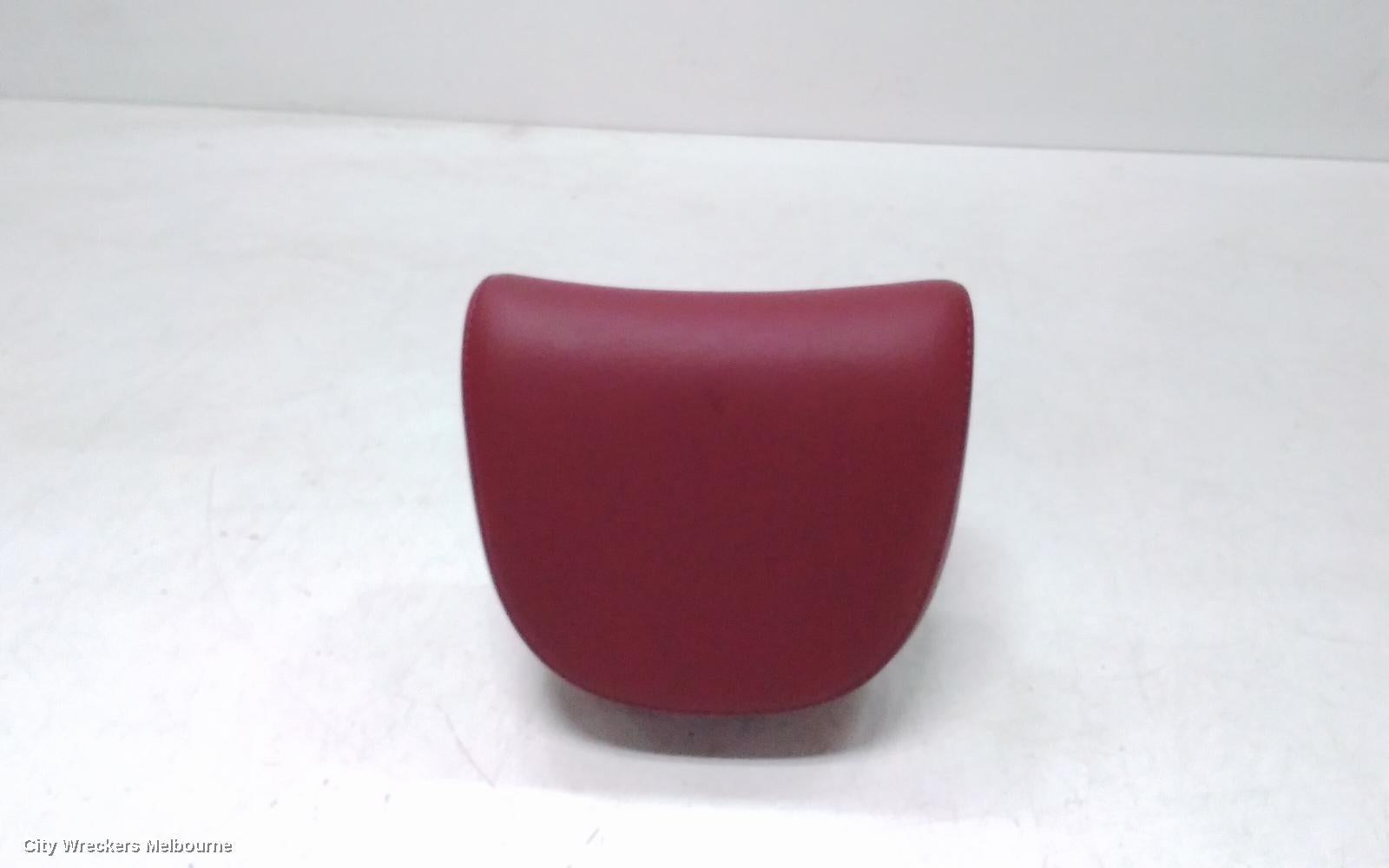 KIA STINGER HEADREST, CK, CENTRE REAR, RED, LEATHER, GT/GT-LINE, 06/2017 - 04/2023 - Image 1