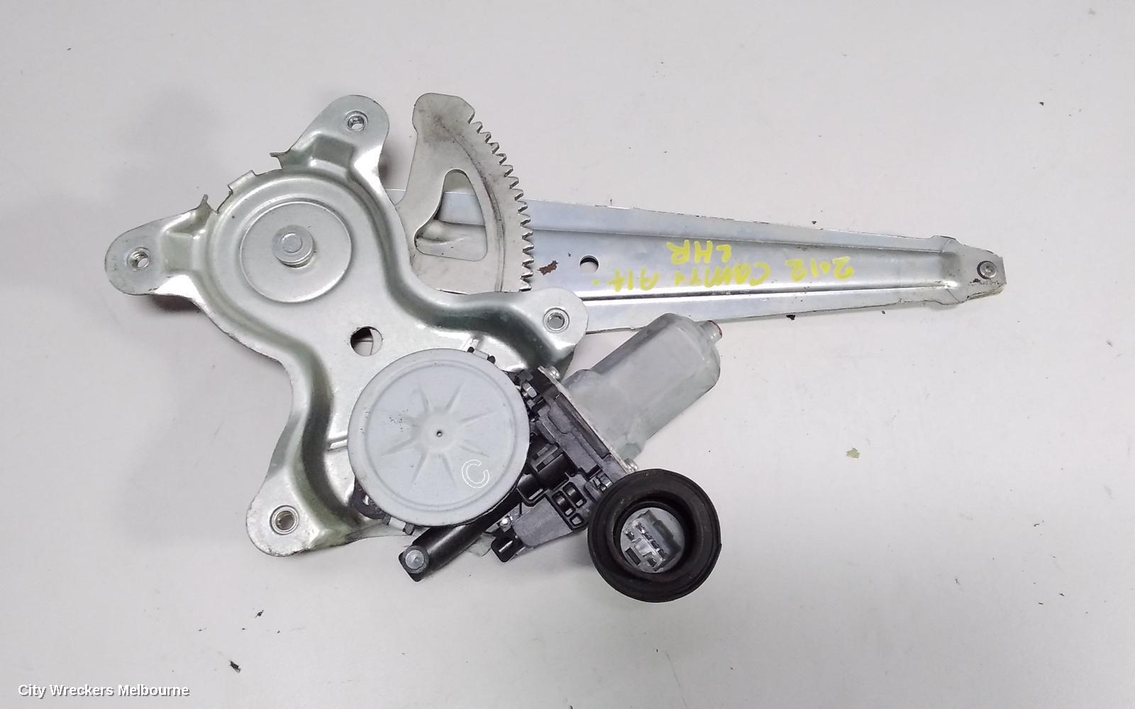 TOYOTA CAMRY LEFT REAR WND REG/MOTOR, ASV50/AVV50, POWER, 12/2011 - 10/2017 - Image 1