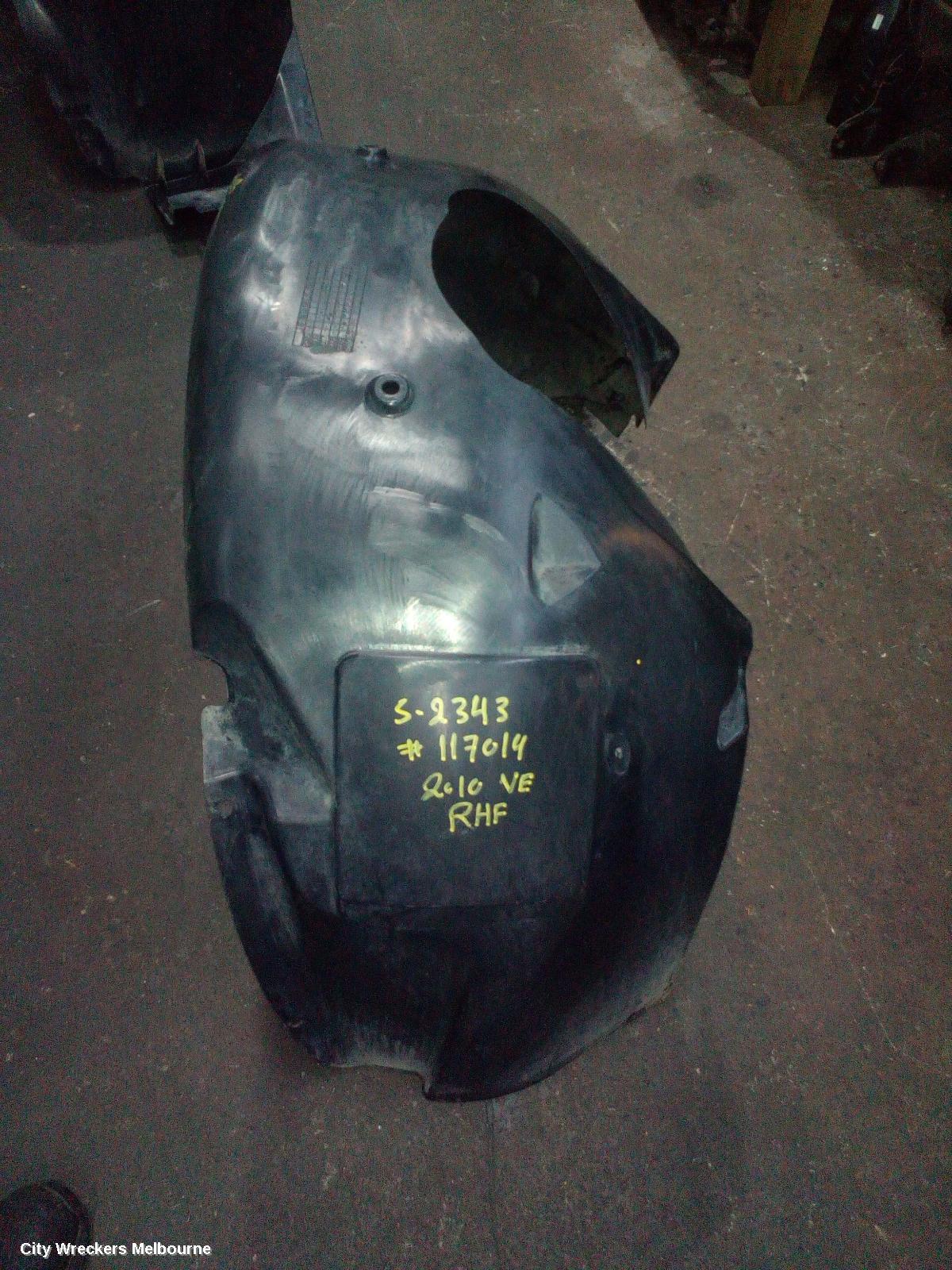 HOLDEN COMMODORE RIGHT GUARD LINER, VE, FRONT, 08/2006 - 05/2013 - Image 3